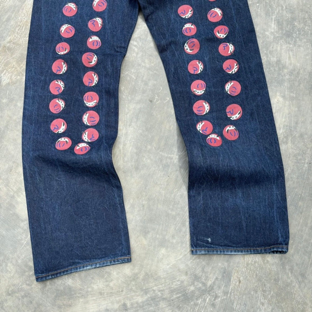 Vintage 00s EVISU Diacock Heritage Jeans 32