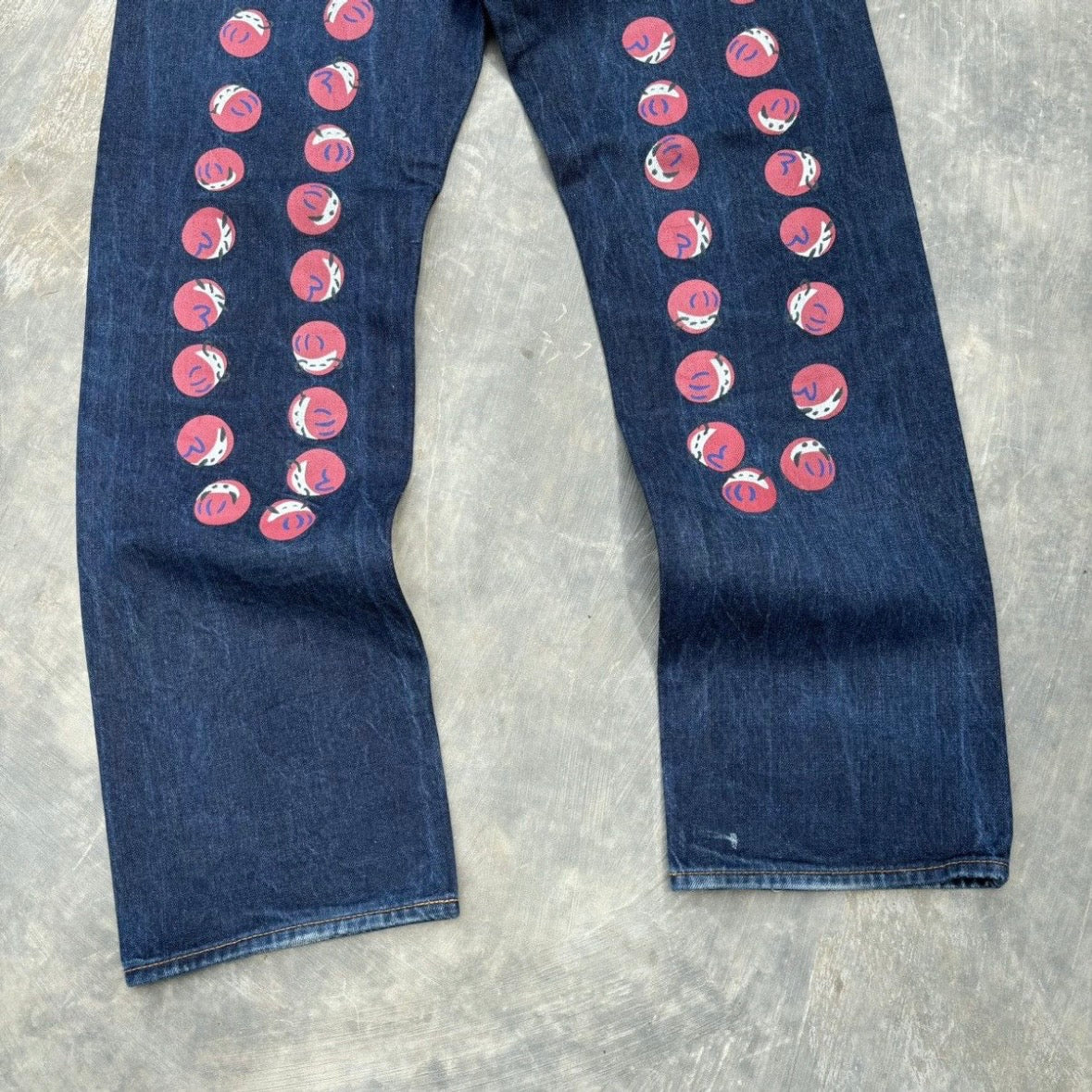 Vintage 00s EVISU Diacock Heritage Jeans 32