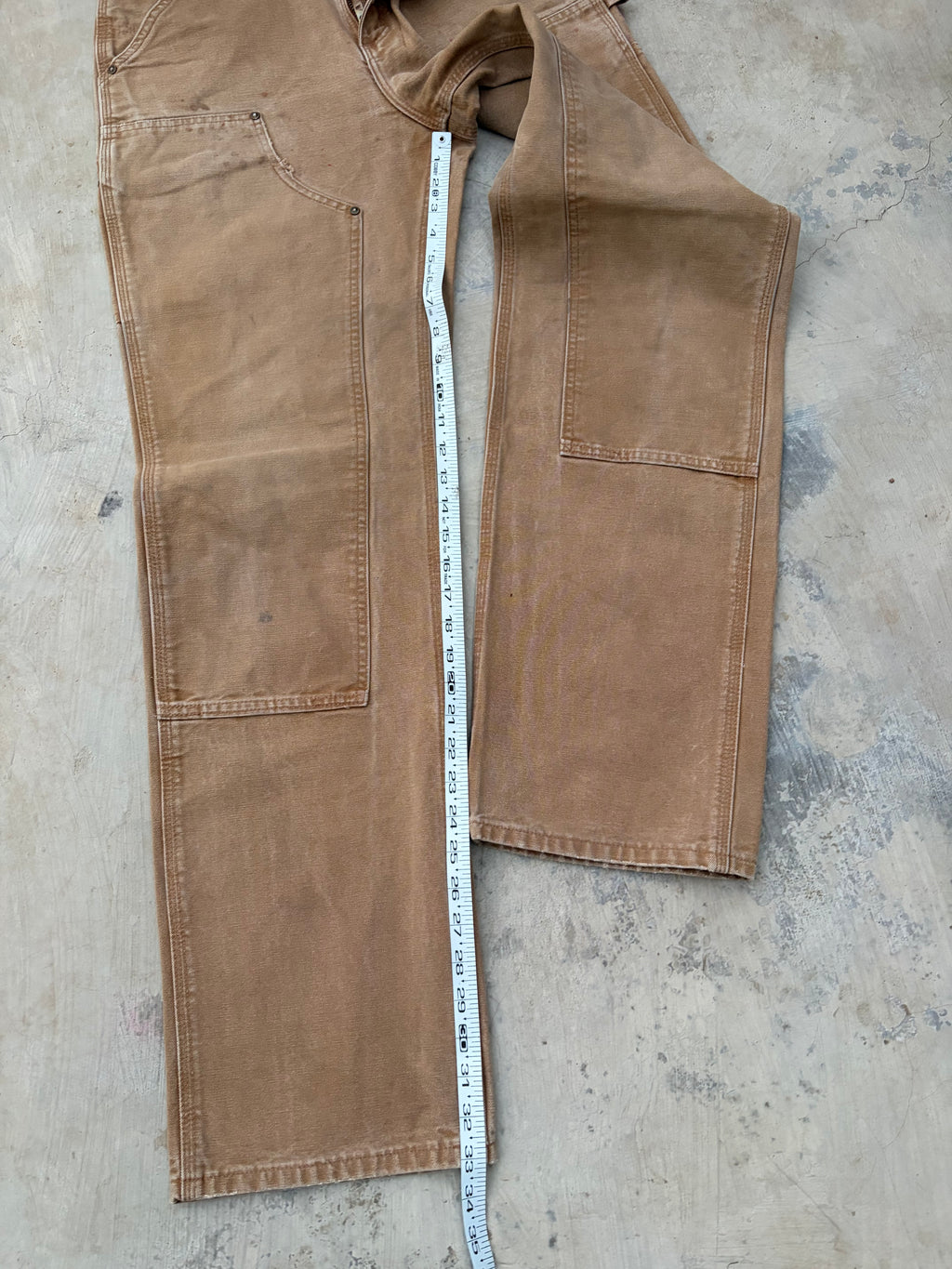 Vintage Carhartt B136 BRN Double Knee Carpenter Pants 31