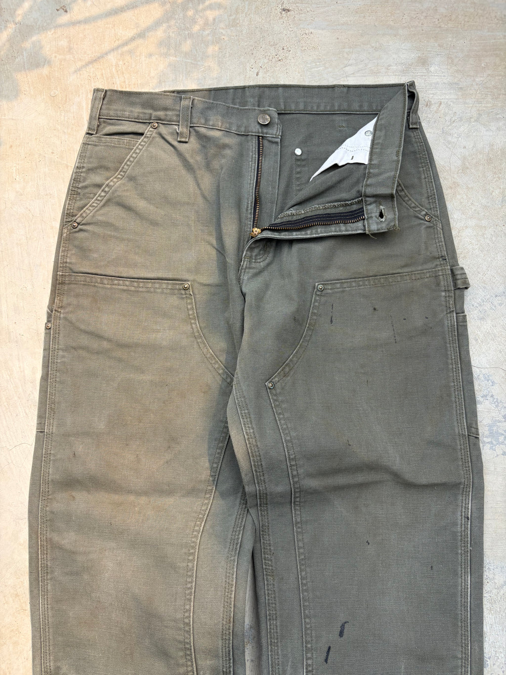 Vintage faded Carhartt Double Knee pants 34