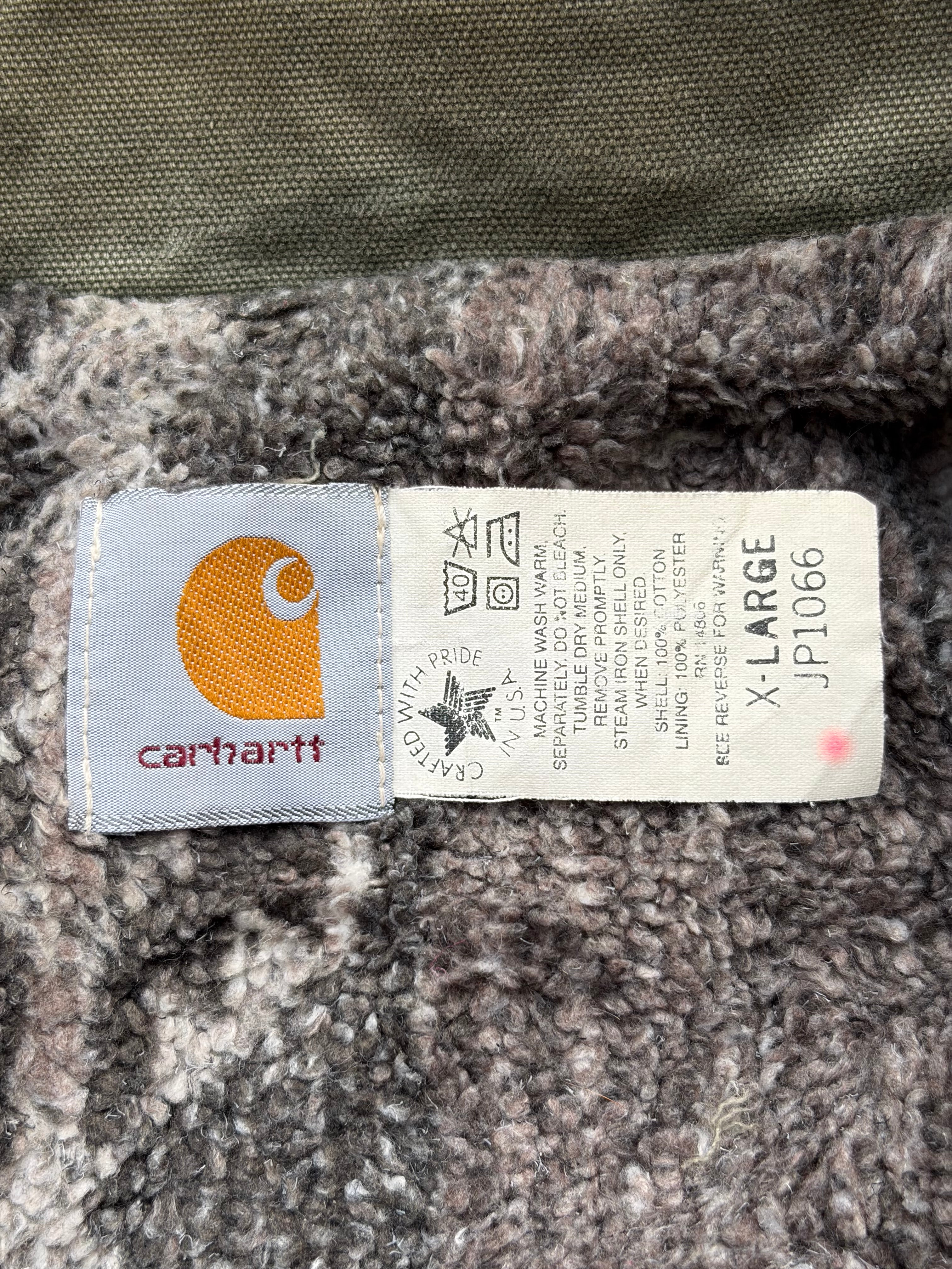 Vintage 90s 1996 Carhartt Aztec Coat XL