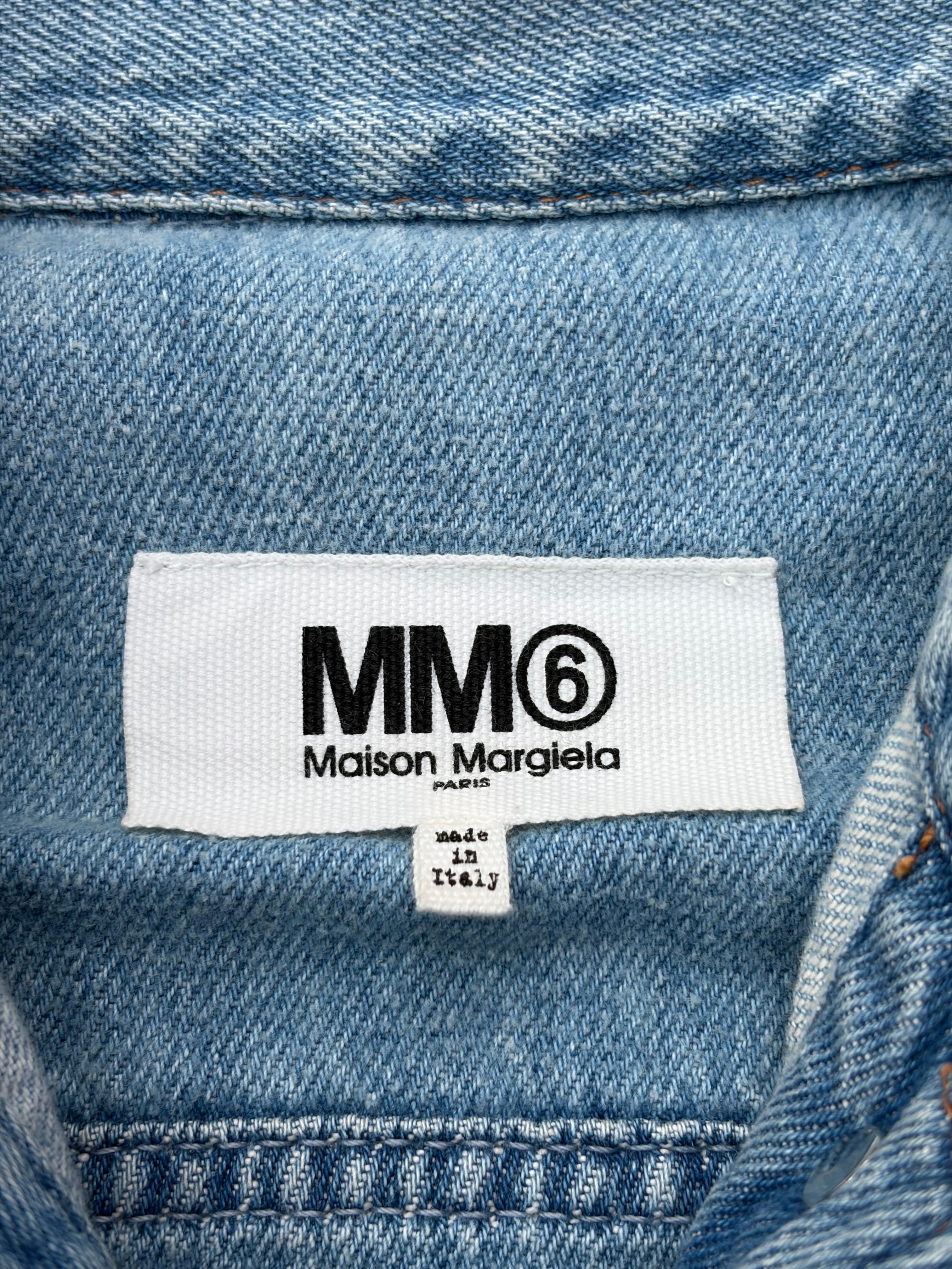 SS2017 Maison Margiela Two Tone Denim Jacket S