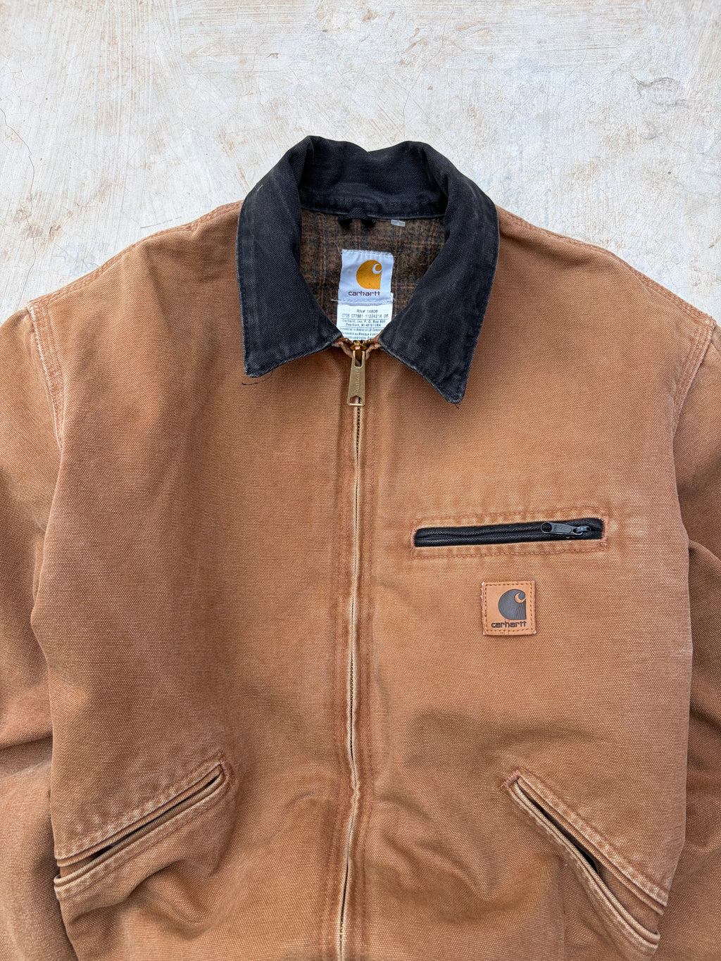 Vintage 00s Carhartt Detroit Jacket  J97 BRN M