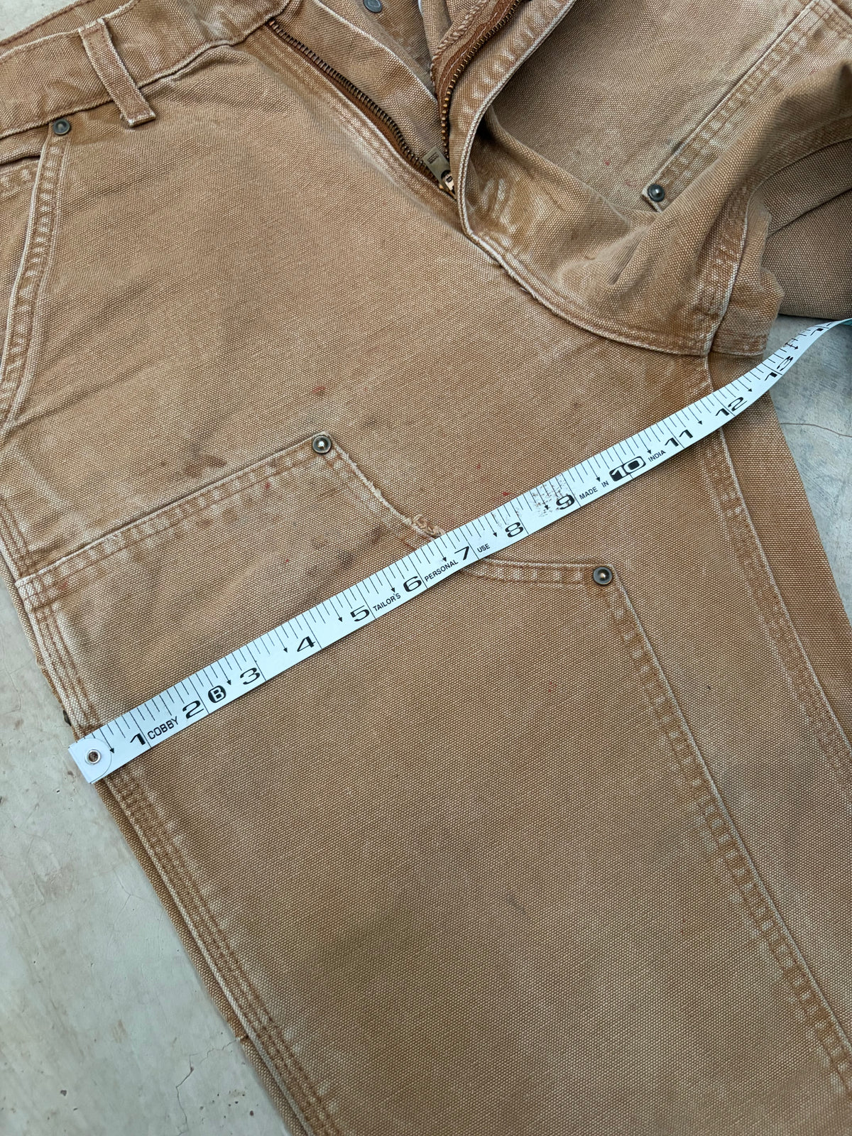 Vintage Carhartt B136 BRN Double Knee Carpenter Pants 31