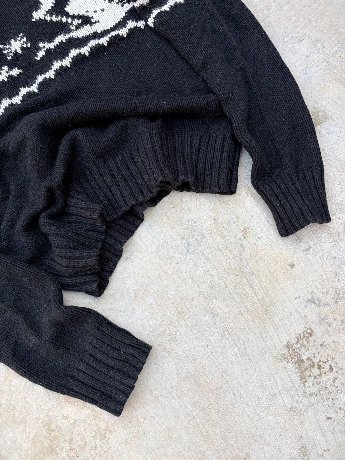 Vintage Polo Ralph Lauren Fair Isle V-Neck Sweater S/M