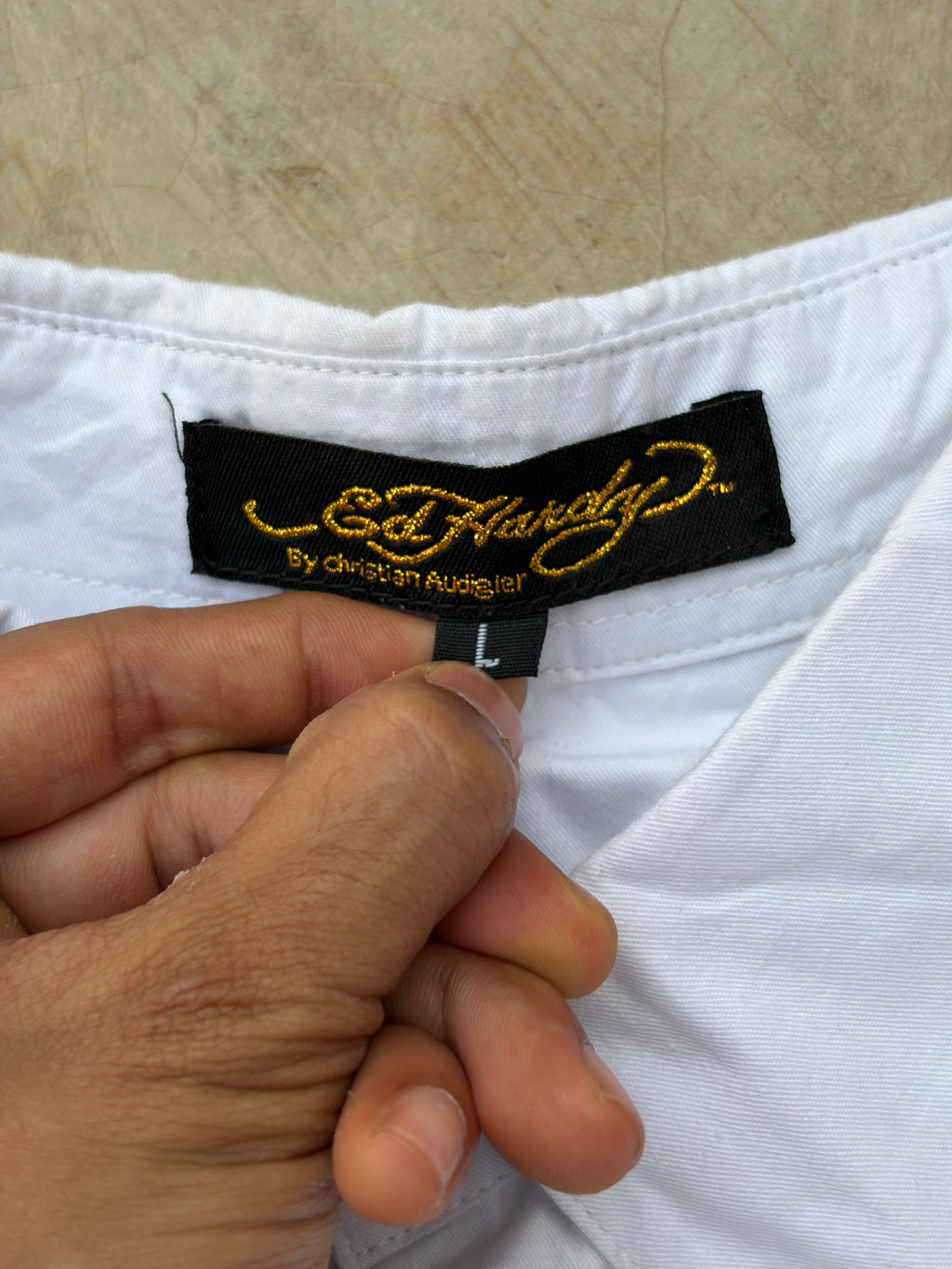 Vintage Ed Hardy Christian Audigier Panther & Heart Shirt L