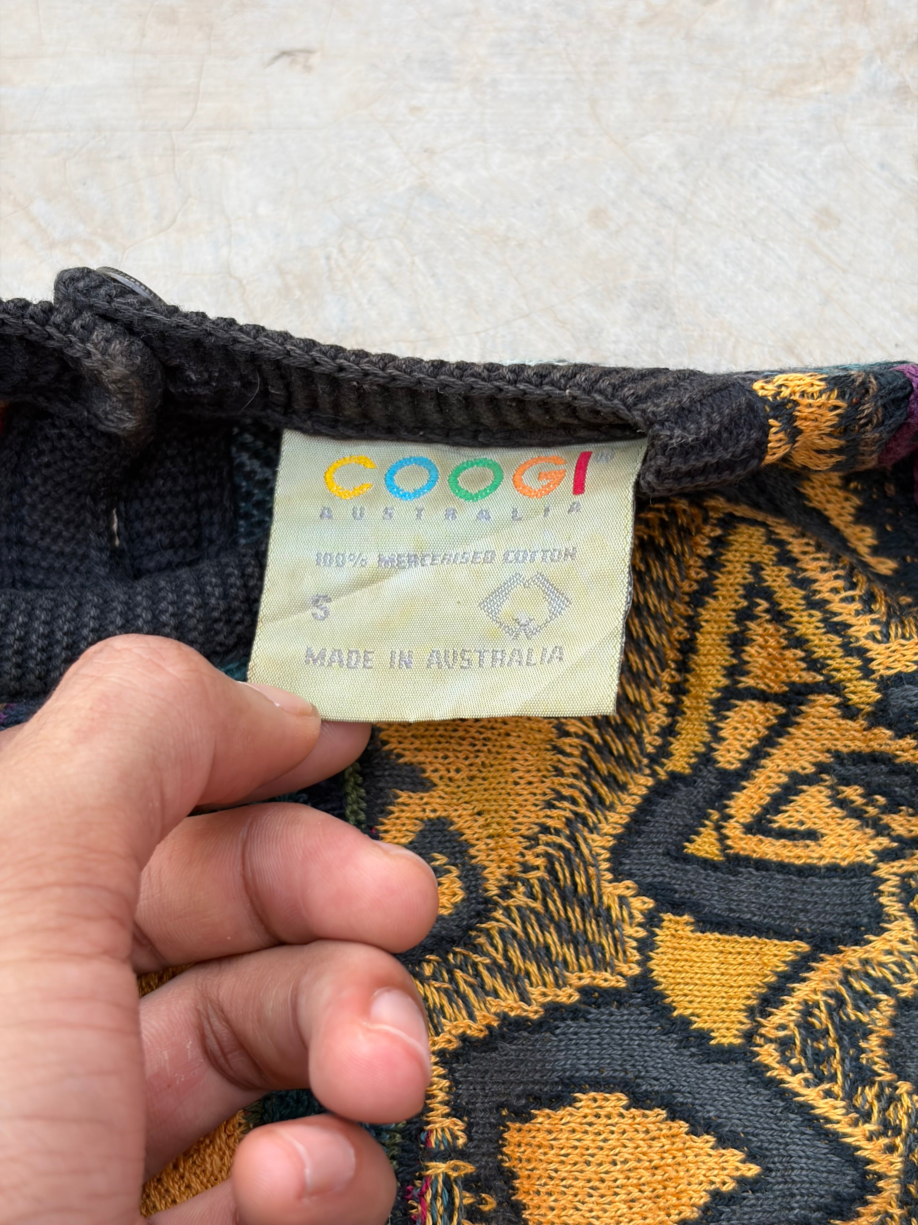 90s COOGI Australia Mercerized Cotton Knit Sweater Size L/XL