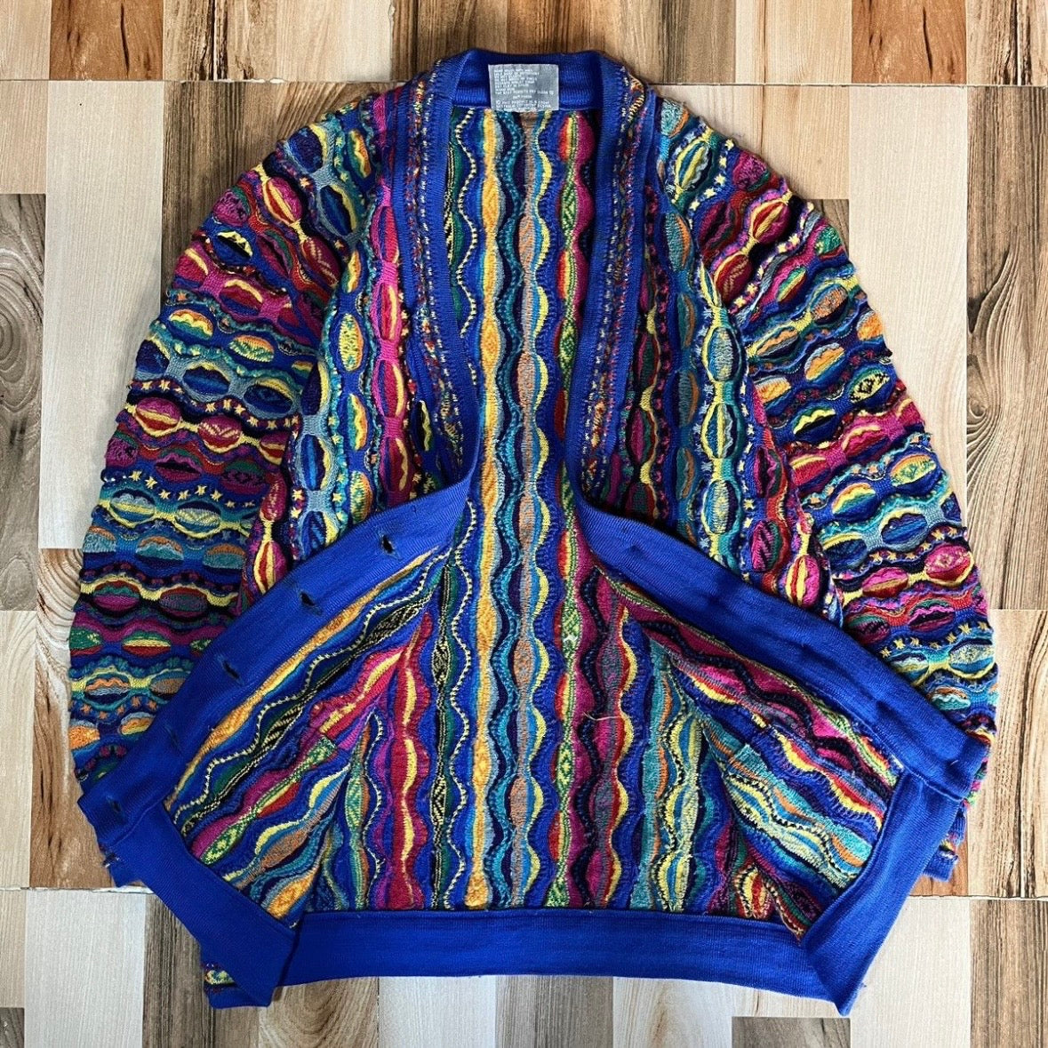 Vintage 90s Coogi 3D Cardigan Knit M
