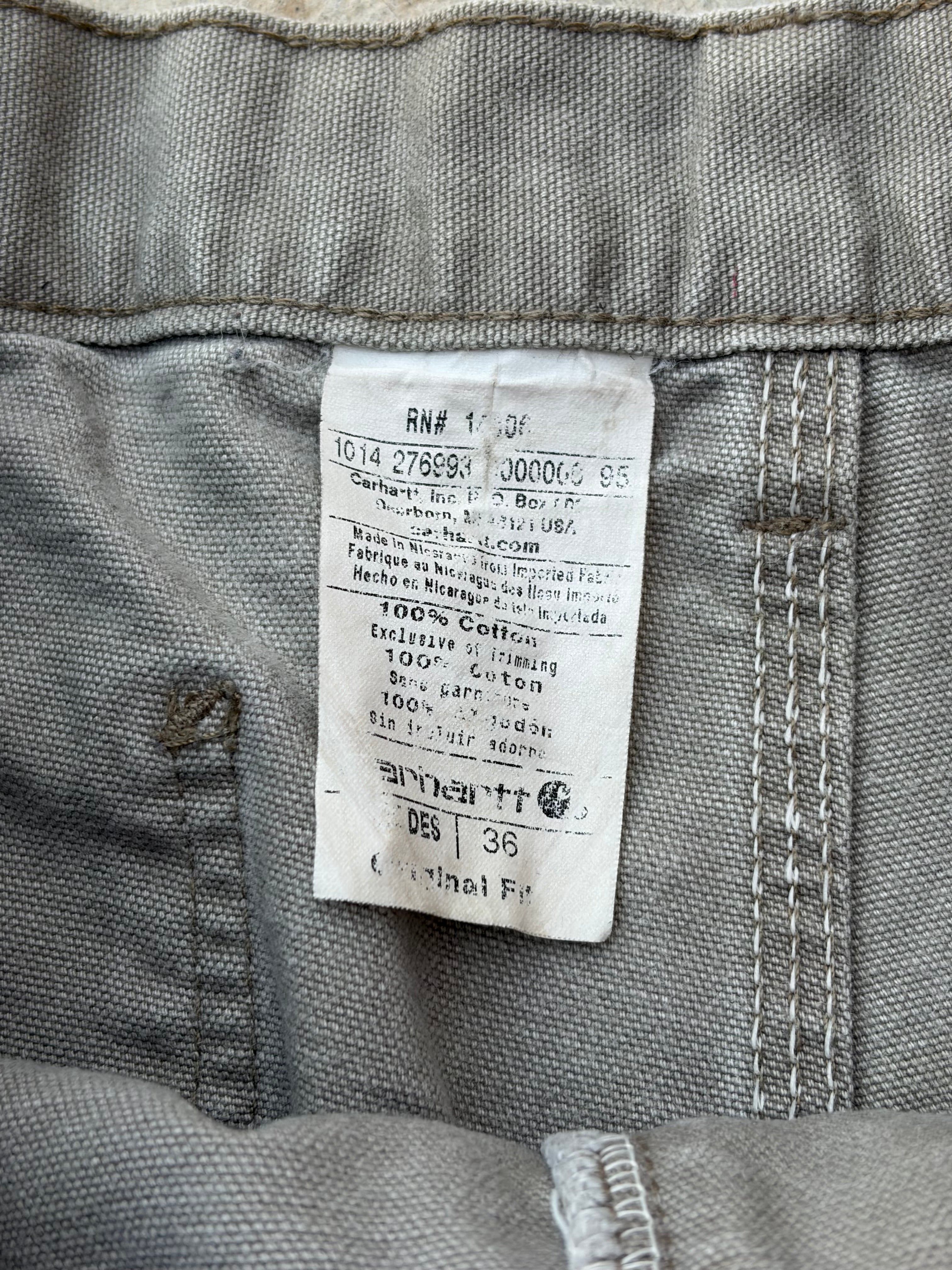 Vintage Carhartt Carpenter Work Shorts 36