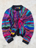 Vintage 90s COOGI Australia Pure New Wool Knit Sweater M