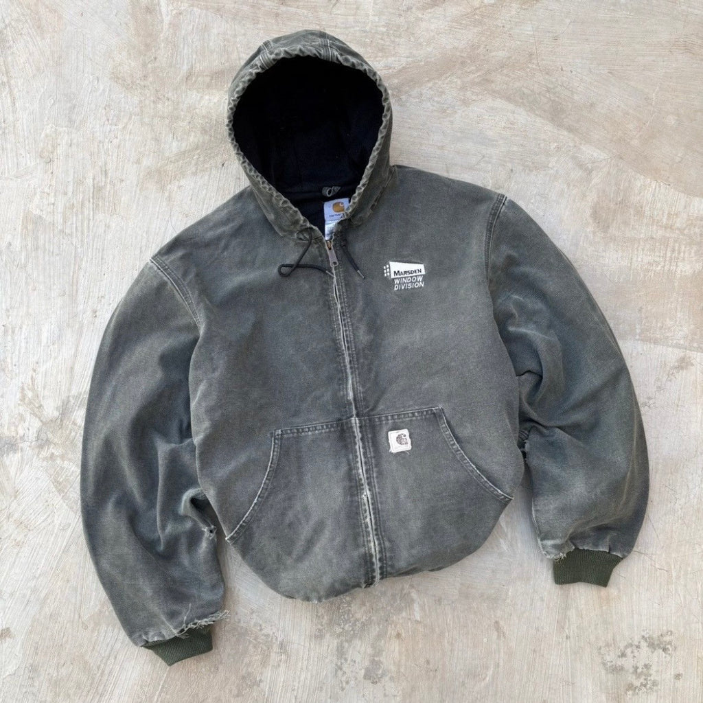 Vintage 00s Carhartt Active
Hooded Jacket J25 Mos XL