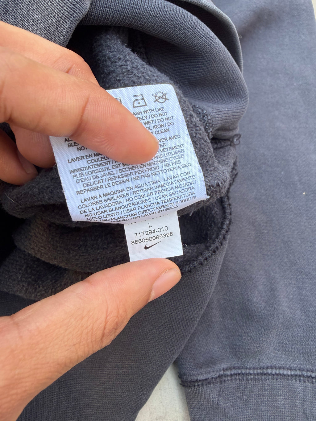 00s Vintage Nike embroidered small swoosh Hoodie L