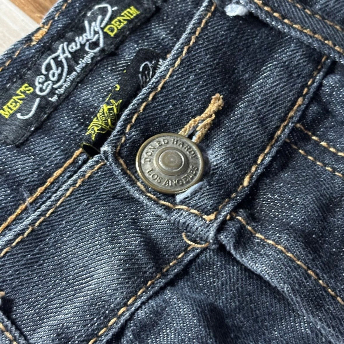 Vintage Edhardy Y2K Baggy Jeans 36