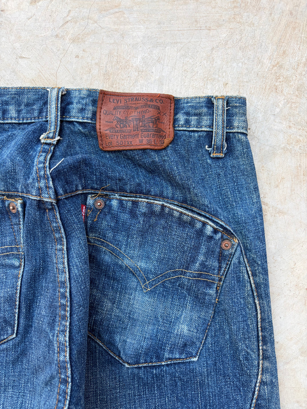 Vintage Levi’s 501XX Blue Denim Jeans Classic Straight Fit 30
