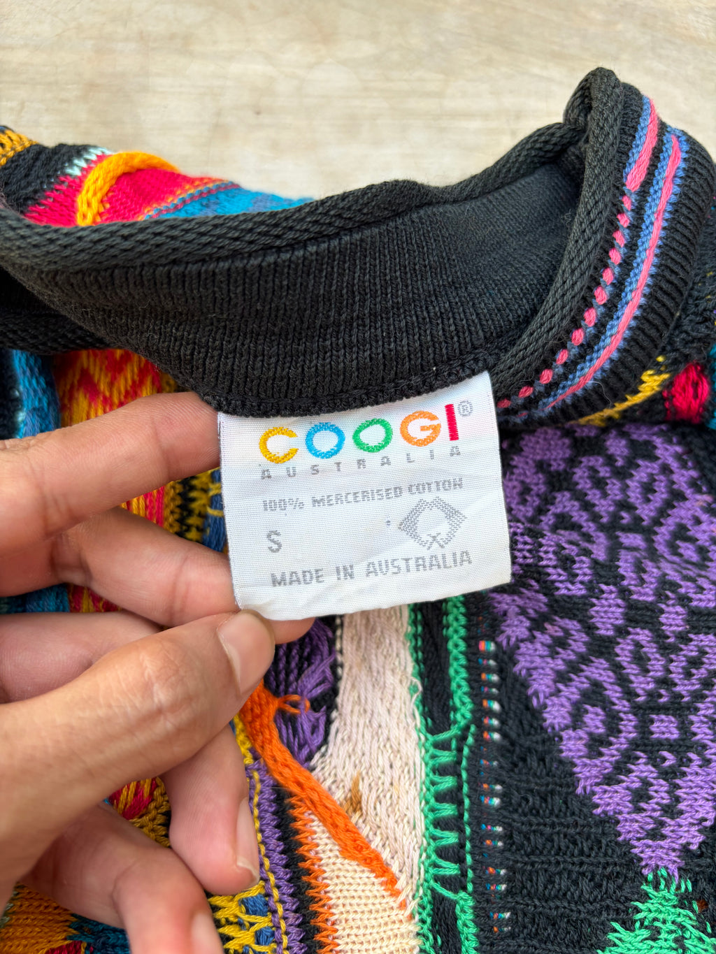 Rare 90s Vintage COOGI Australia 3D Knit Sweater M/L