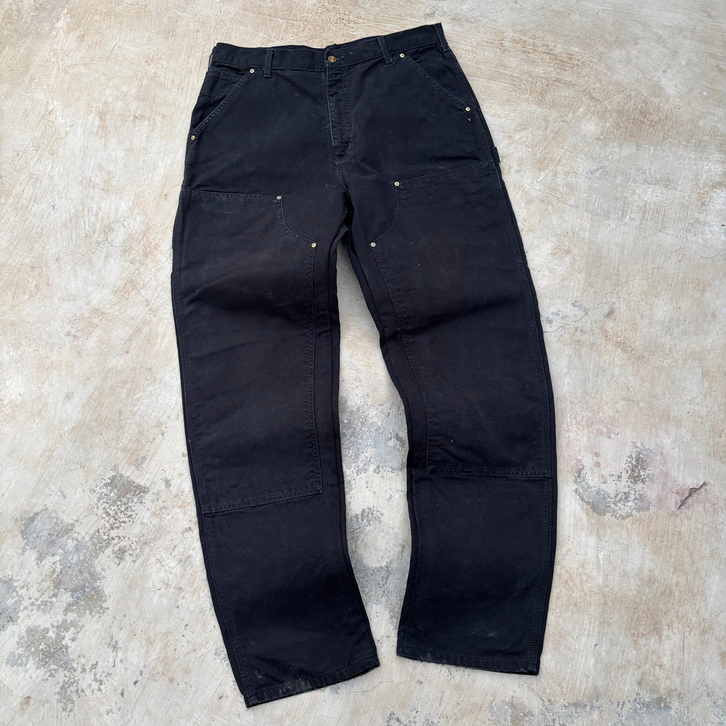 Vintage 00s Carhartt Double Knee B136 BLK (36)
