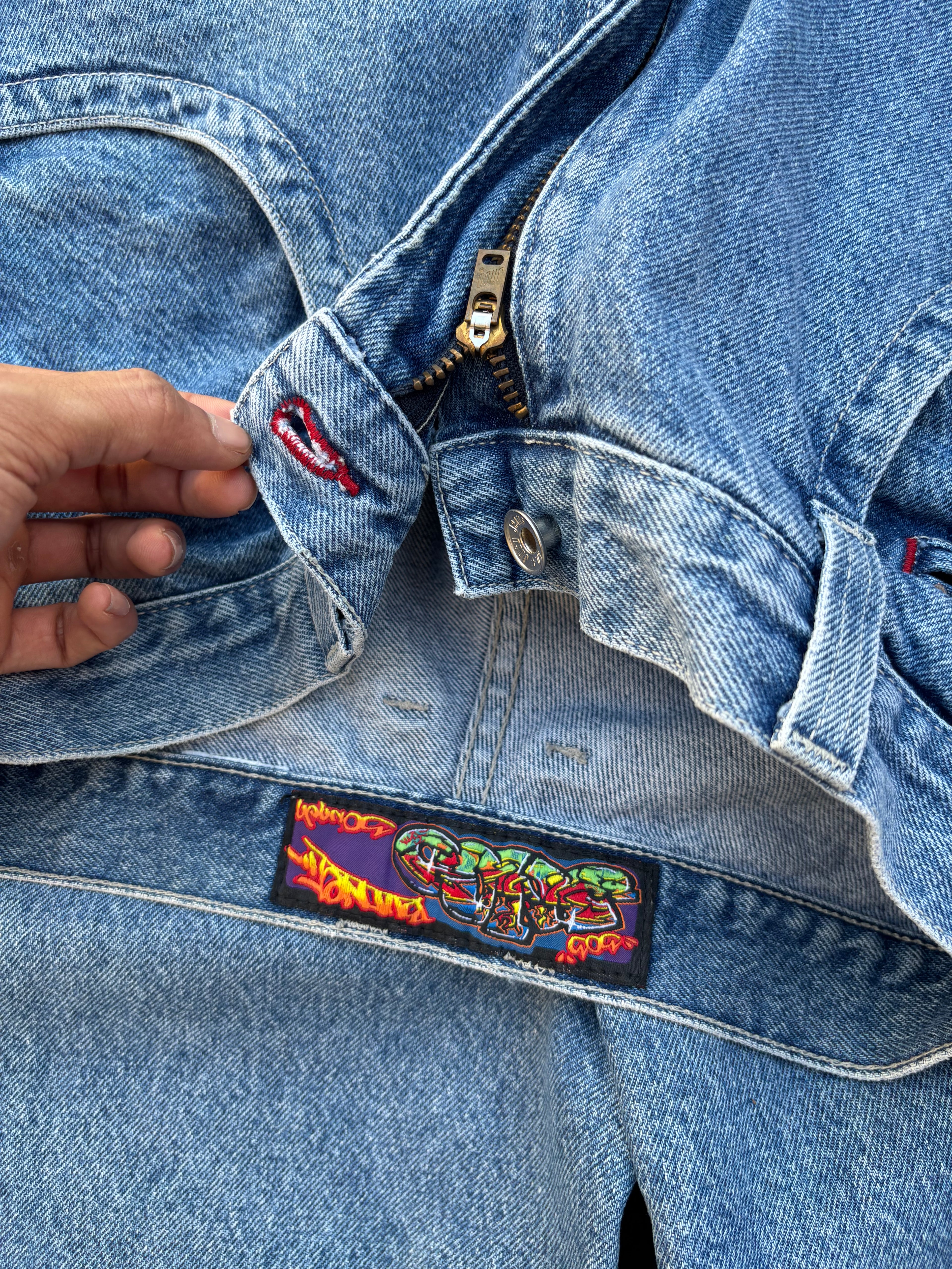 Vintage 90s Jnco 30 INCH wideleg 34