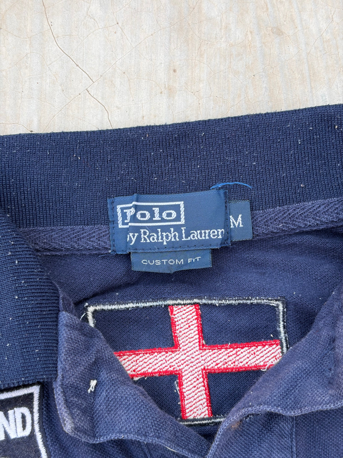 Vintage Polo Ralph Lauren England 21 Big Pony Polo Shirt S