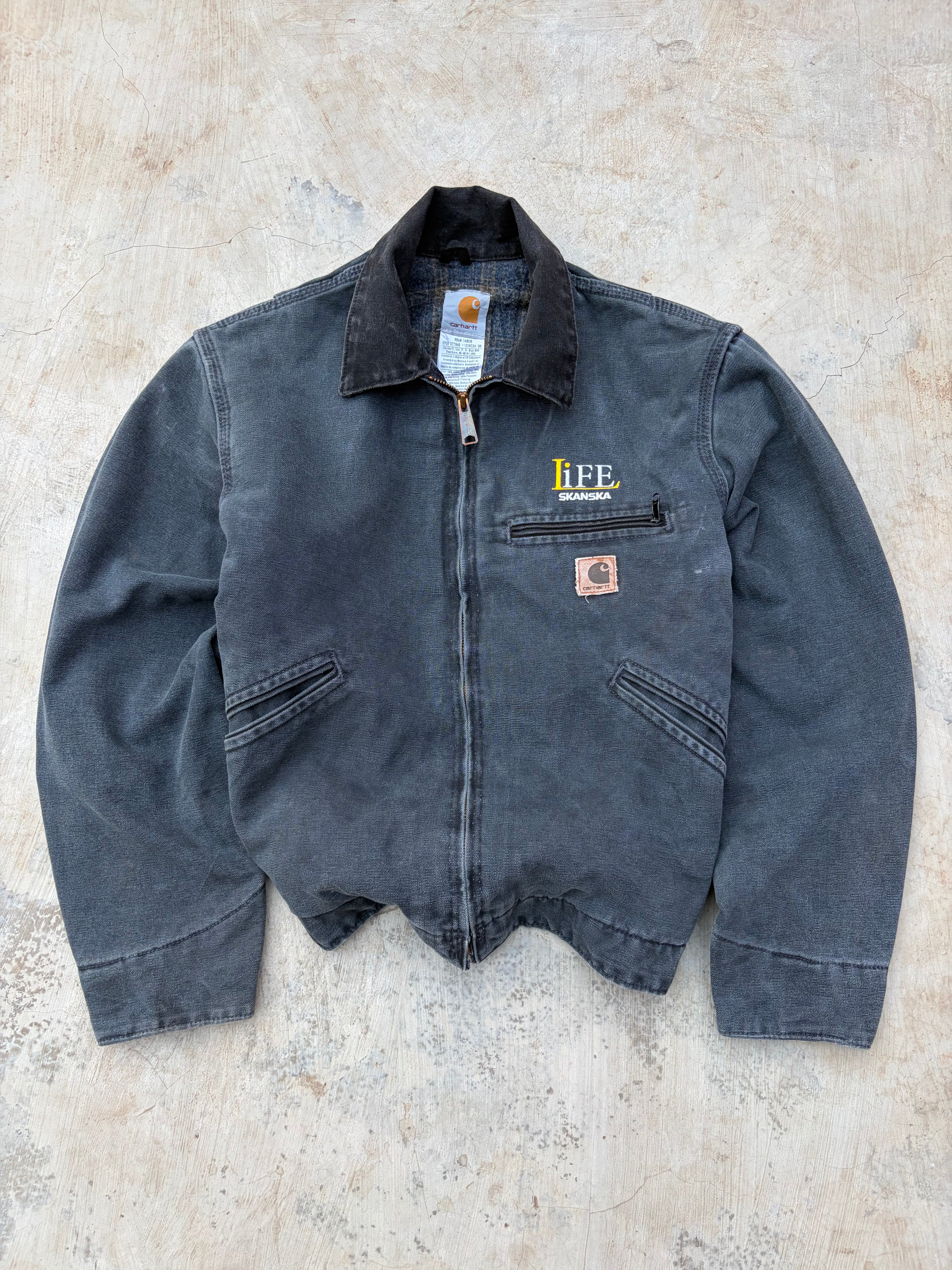 Vintage 00s Carhartt Detroit Jacket J97 PTL S