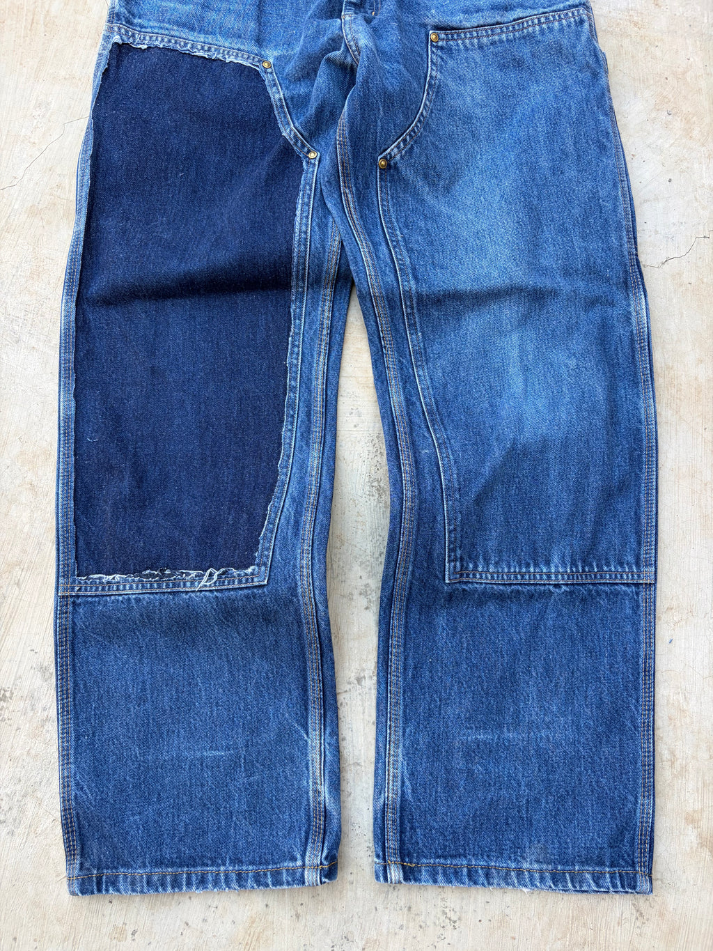 Vintage 00s Carhartt Double Knee Denim Pant 33