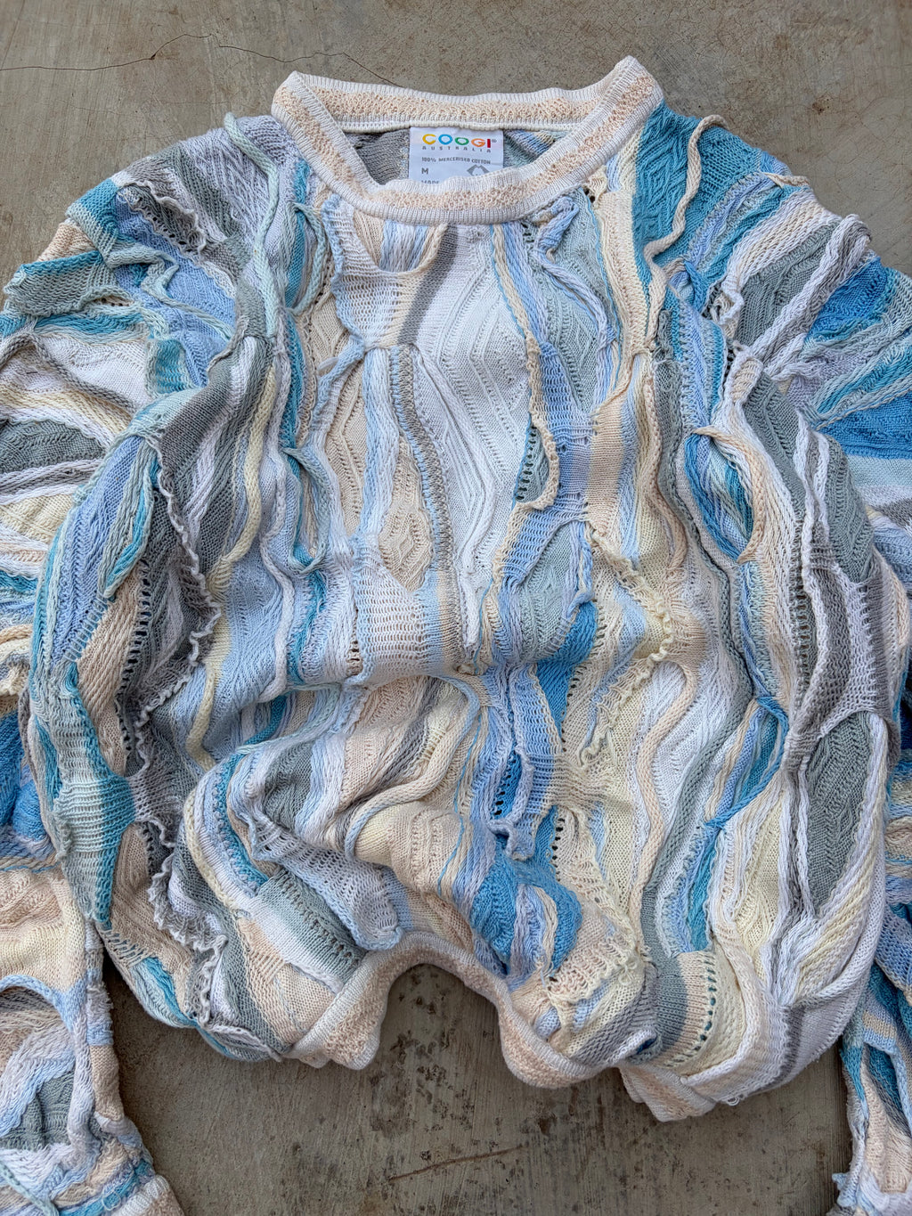 Vintage 90s Coogi 3D Knit Coogi Sweater M