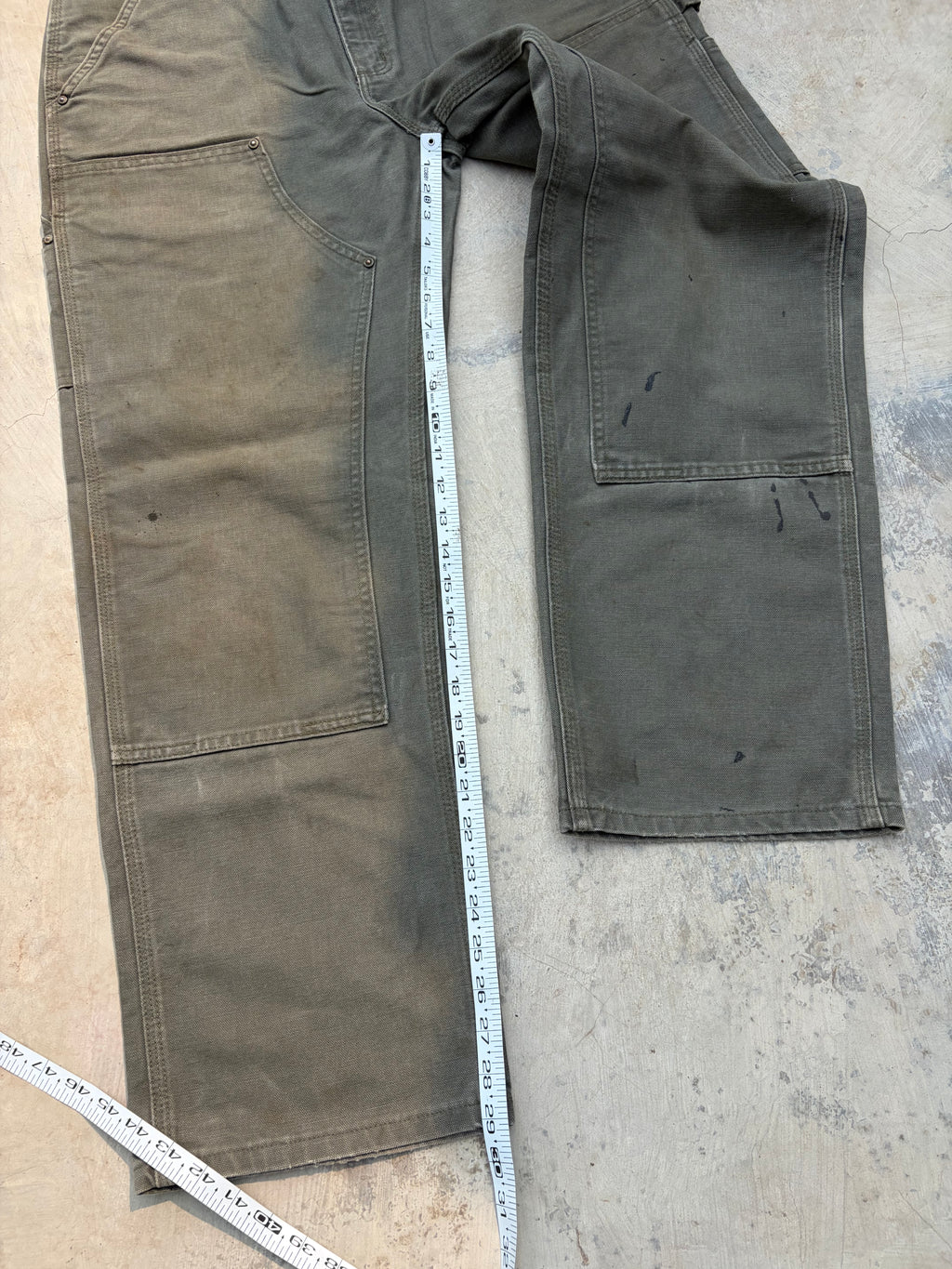 Vintage faded Carhartt Double Knee pants 34