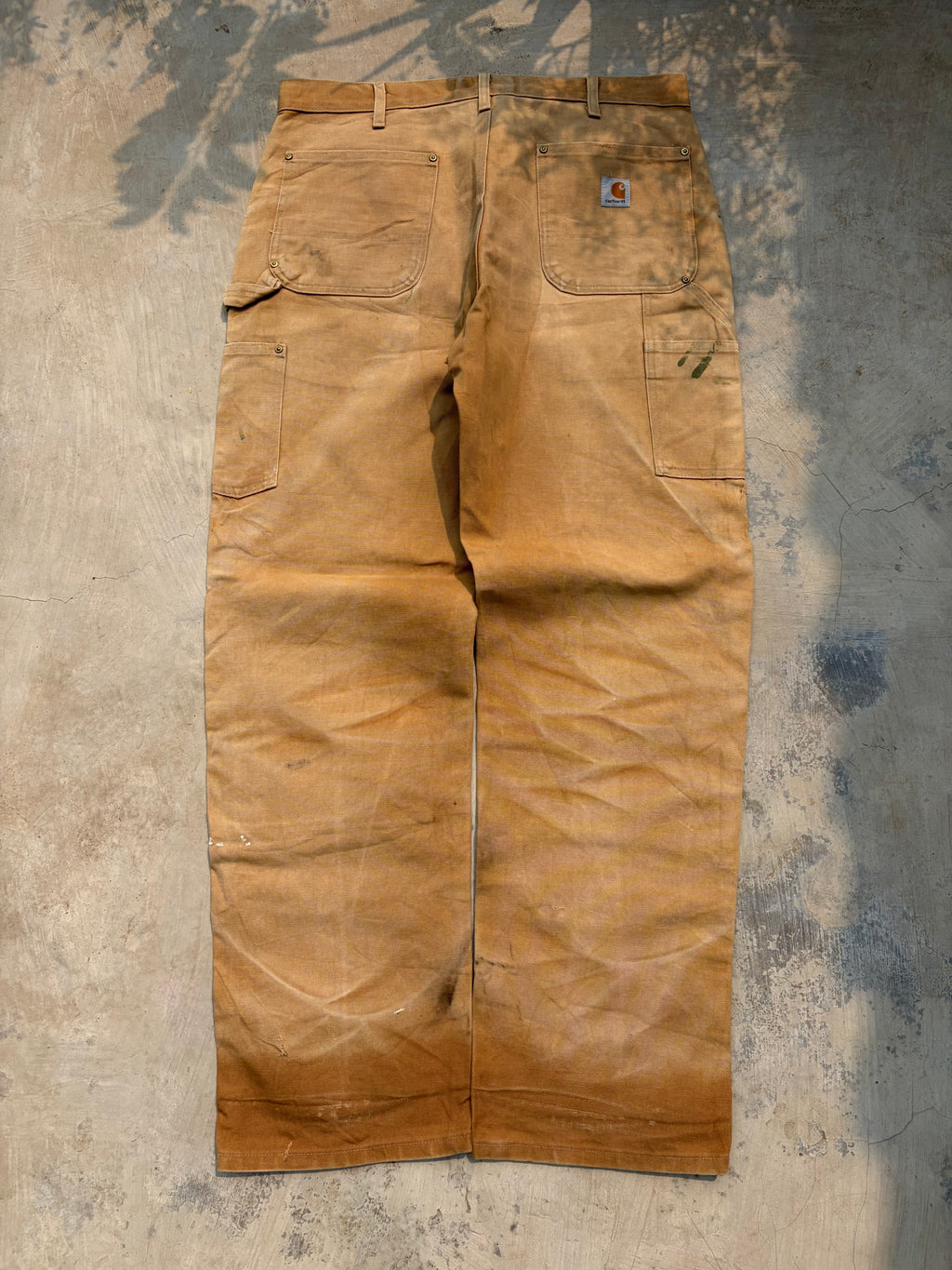Vintage Carhartt Painted & Faded Double Knee 36