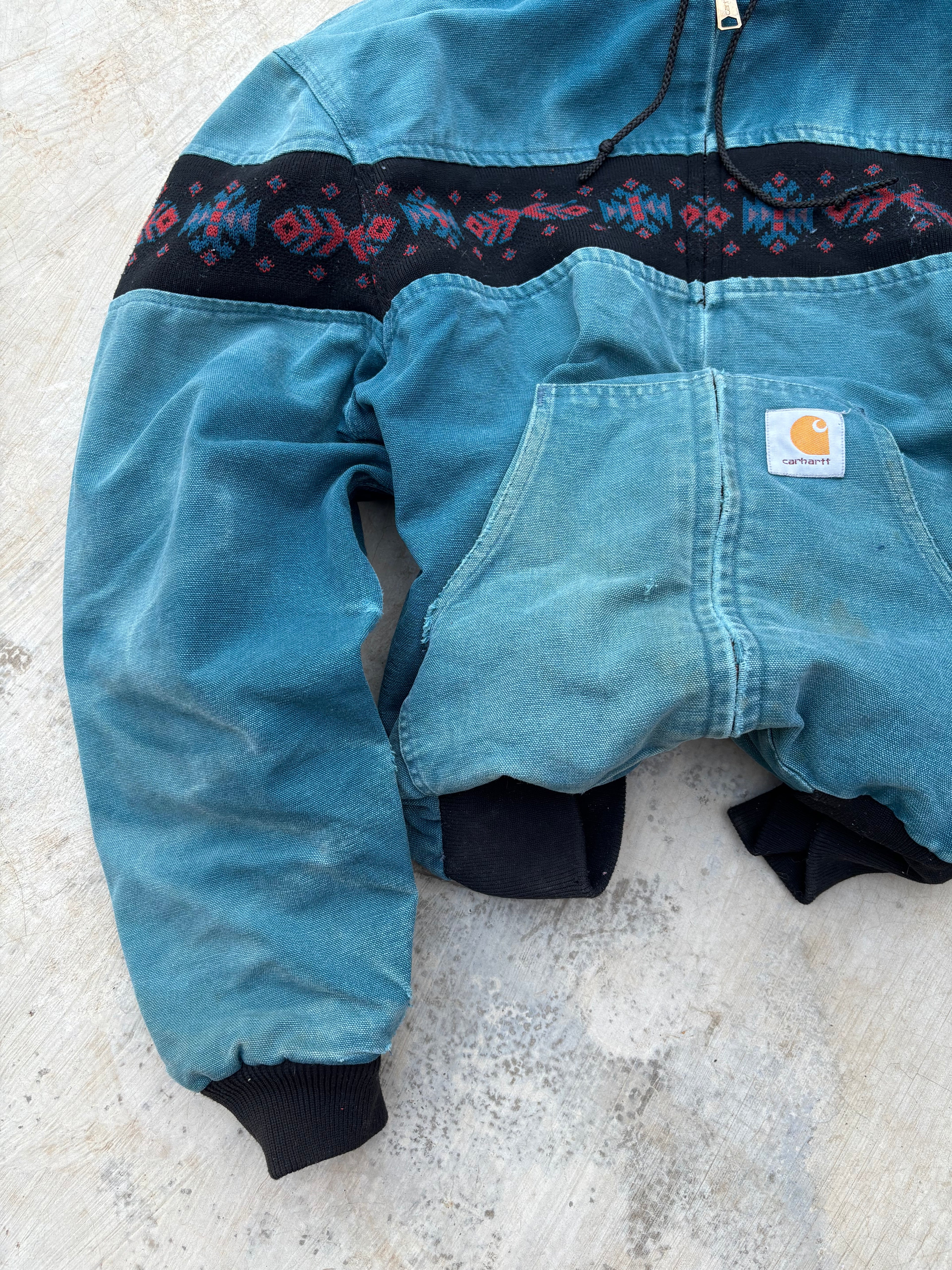 1994 Faded Carhartt Active Aztec Jacket JR0055 L