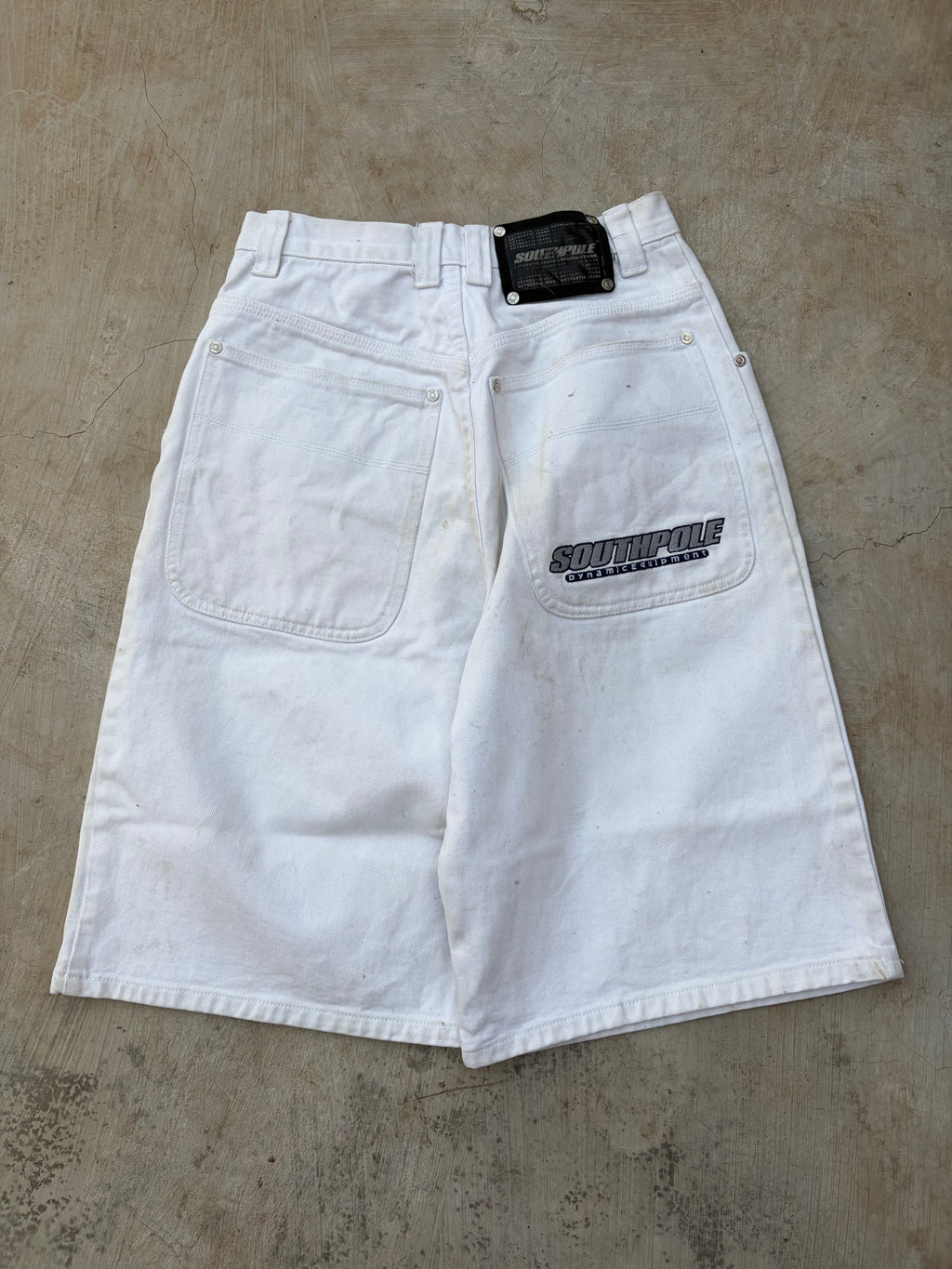 Vintage 00s Southpole Y2K White Denim Shorts 29