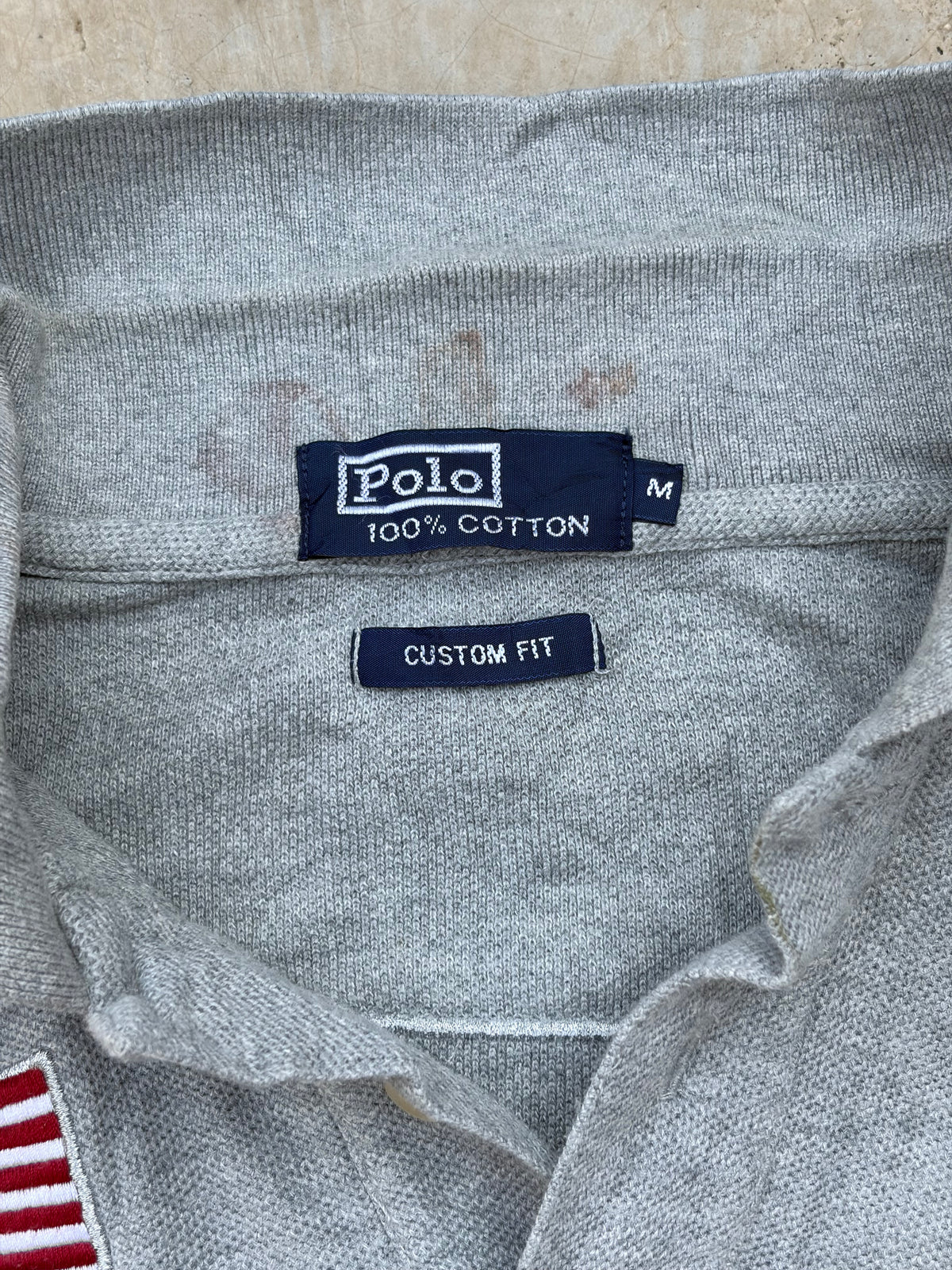 Vintage Polo Ralph Lauren USA Flag Polo Shirt XS/S