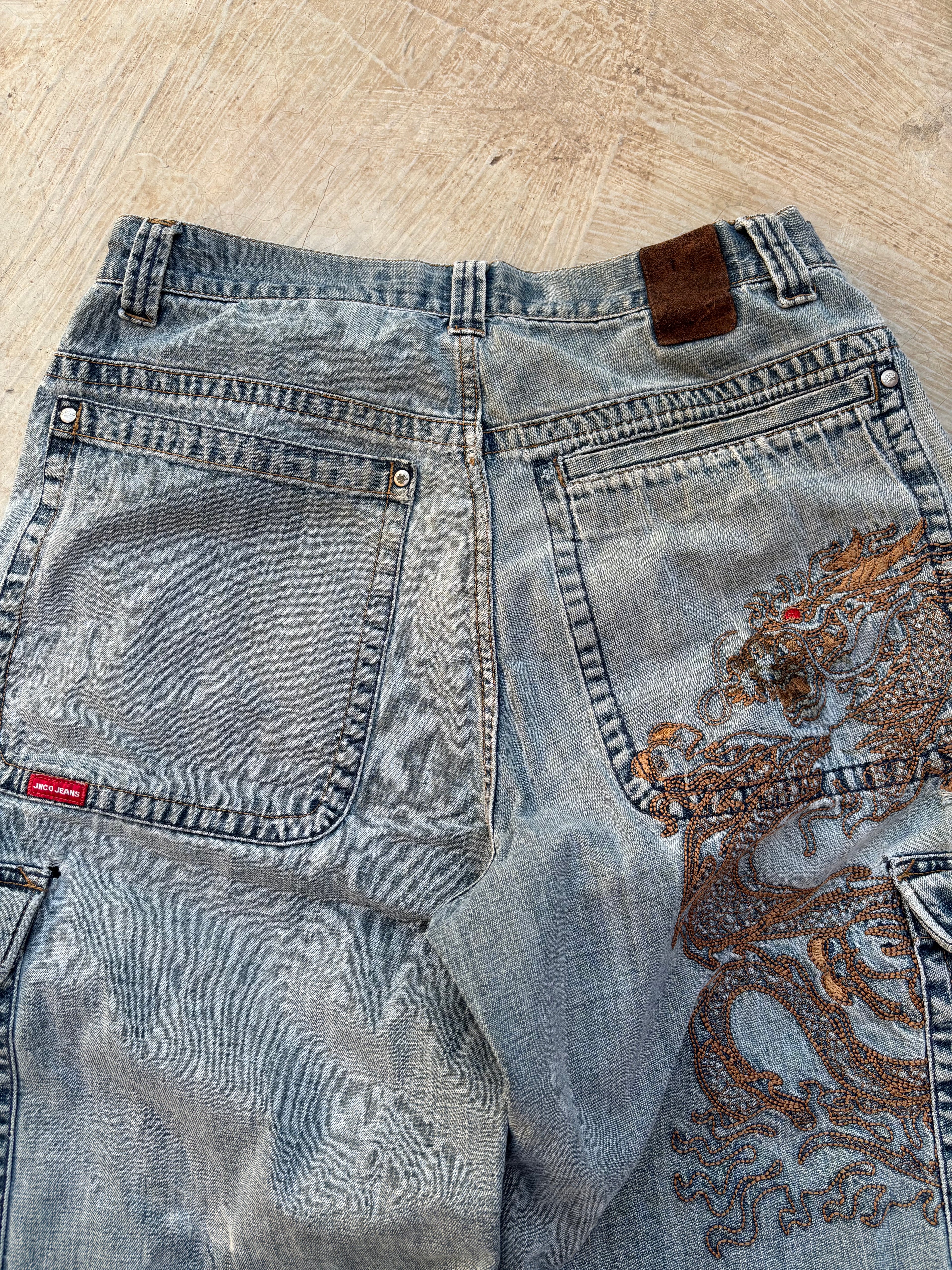 Vintage 90s Jnco Dragon Jorts 34