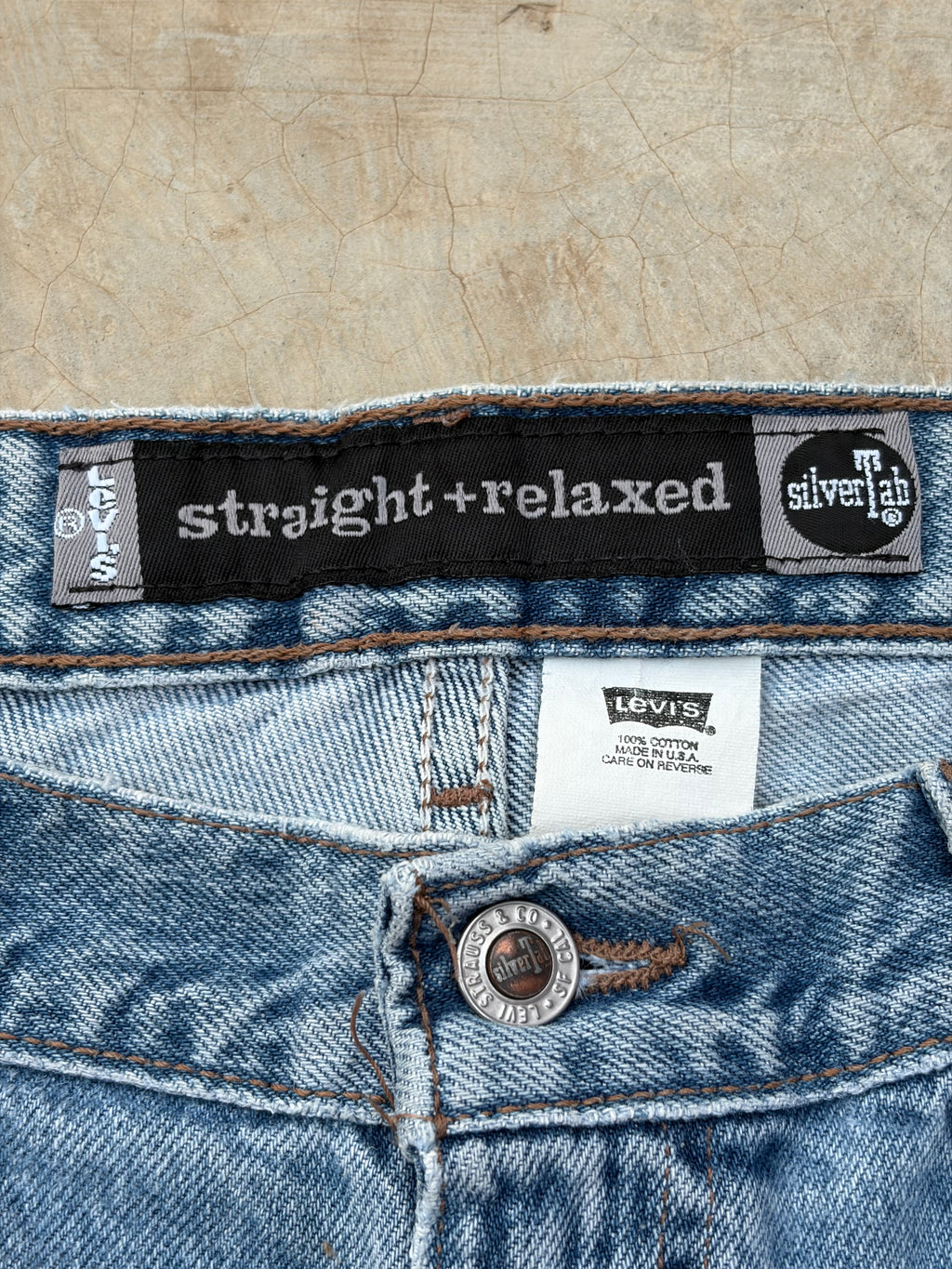 Vintage 90s Levi's SilverTab Straight Relaxed Fit Jeans 34