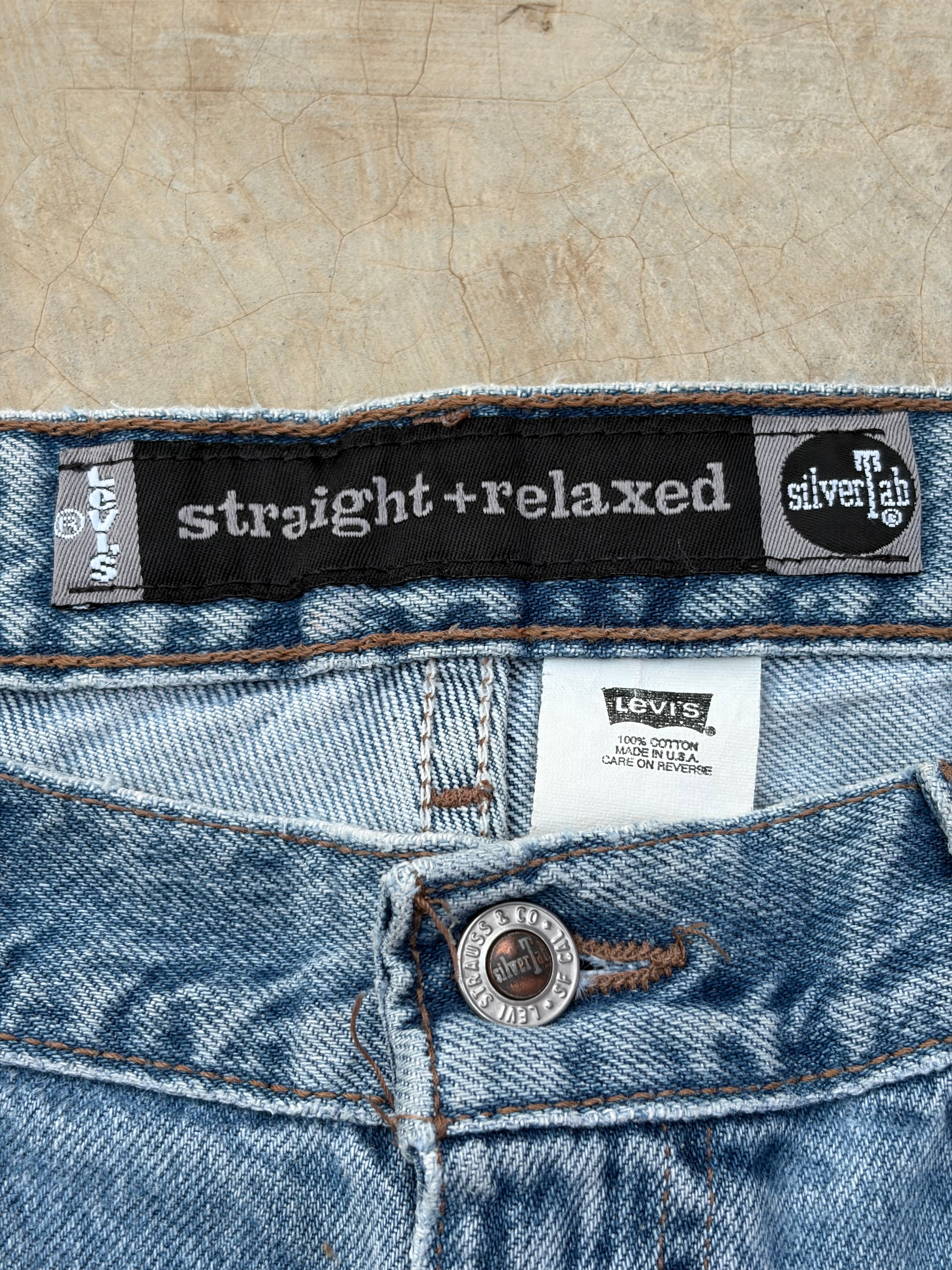 Vintage 90s Levi's SilverTab Straight Relaxed Fit Jeans 34