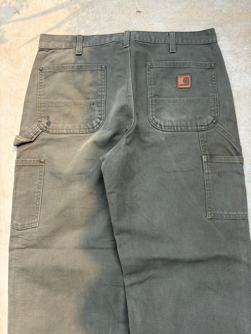 Vintage faded Carhartt Double Knee pants 34