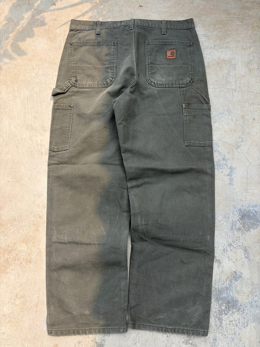 Vintage faded Carhartt Double Knee pants 34
