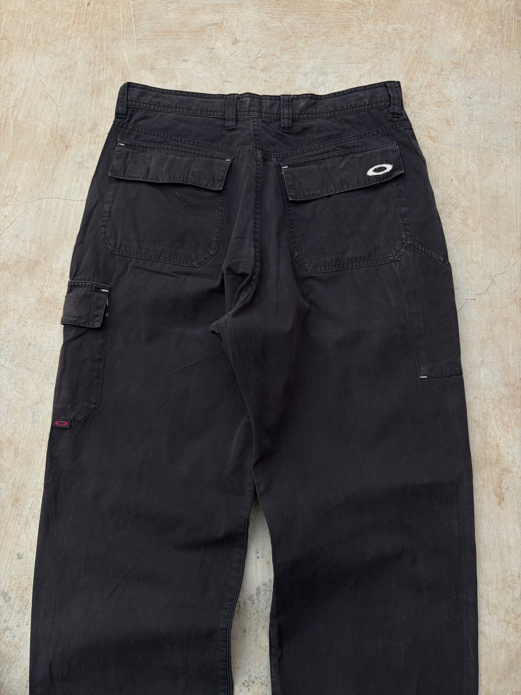 Vintage 00s Oakley Black Carpenter Work Pants 32