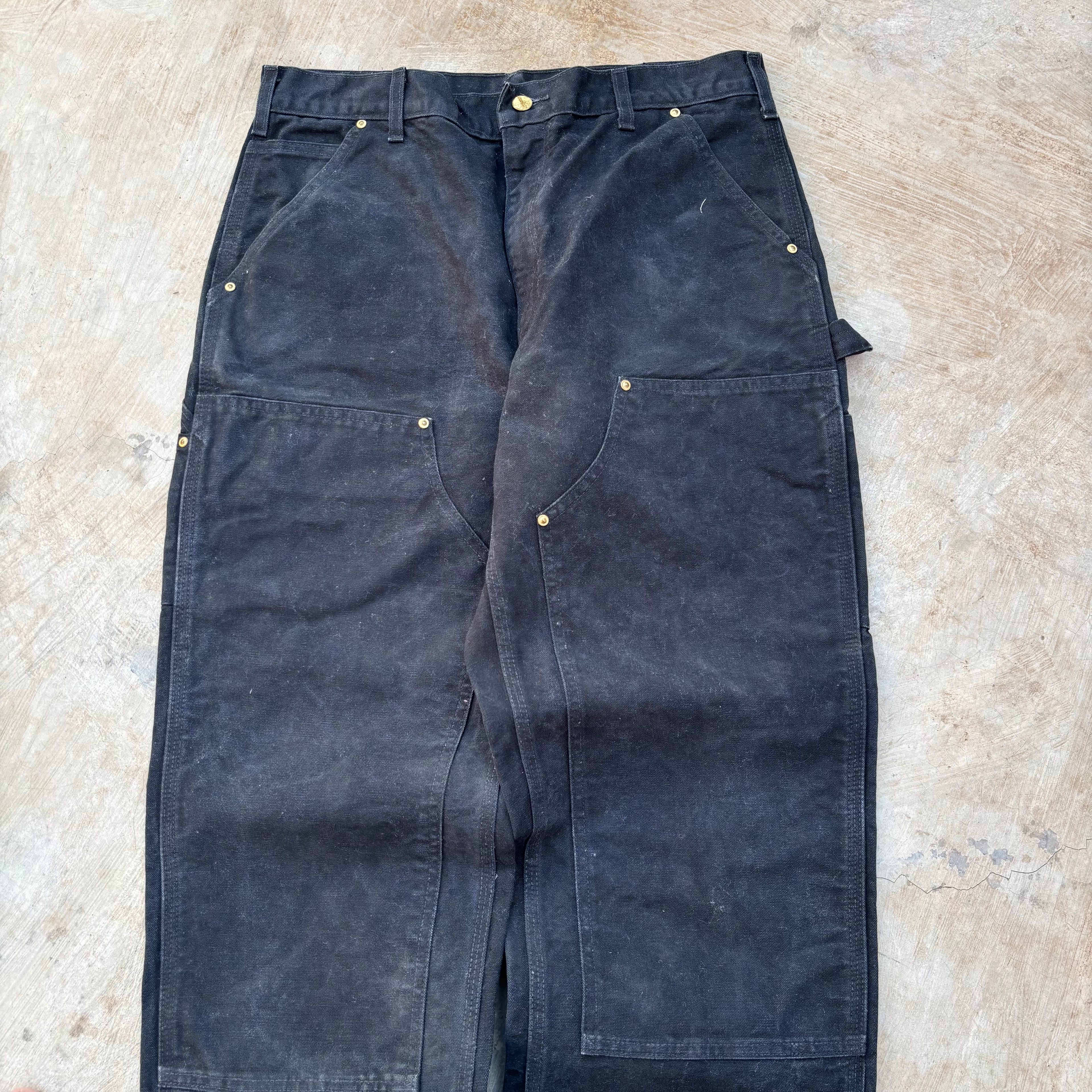 Vintage Sunfaded Carhartt Double Knee Pant 34