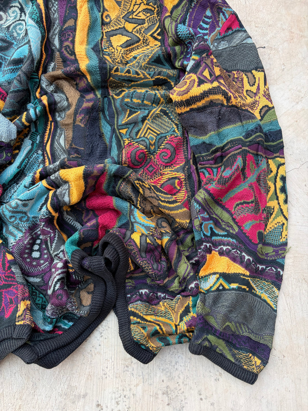 90s COOGI Australia Mercerized Cotton Knit Sweater Size L/XL