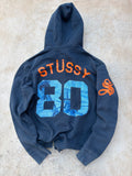 Vintage 2000s Stussy Athletics NYC Zip Hoodie S