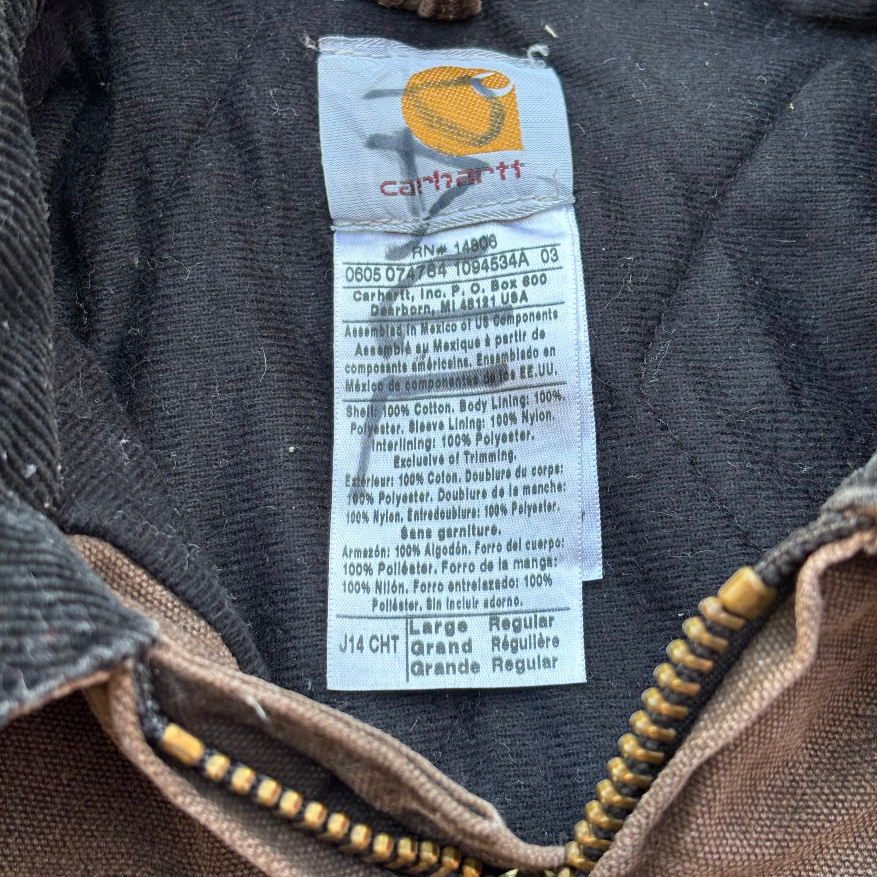 Vintage Carhartt Santa FE Jacket J14 CHT L