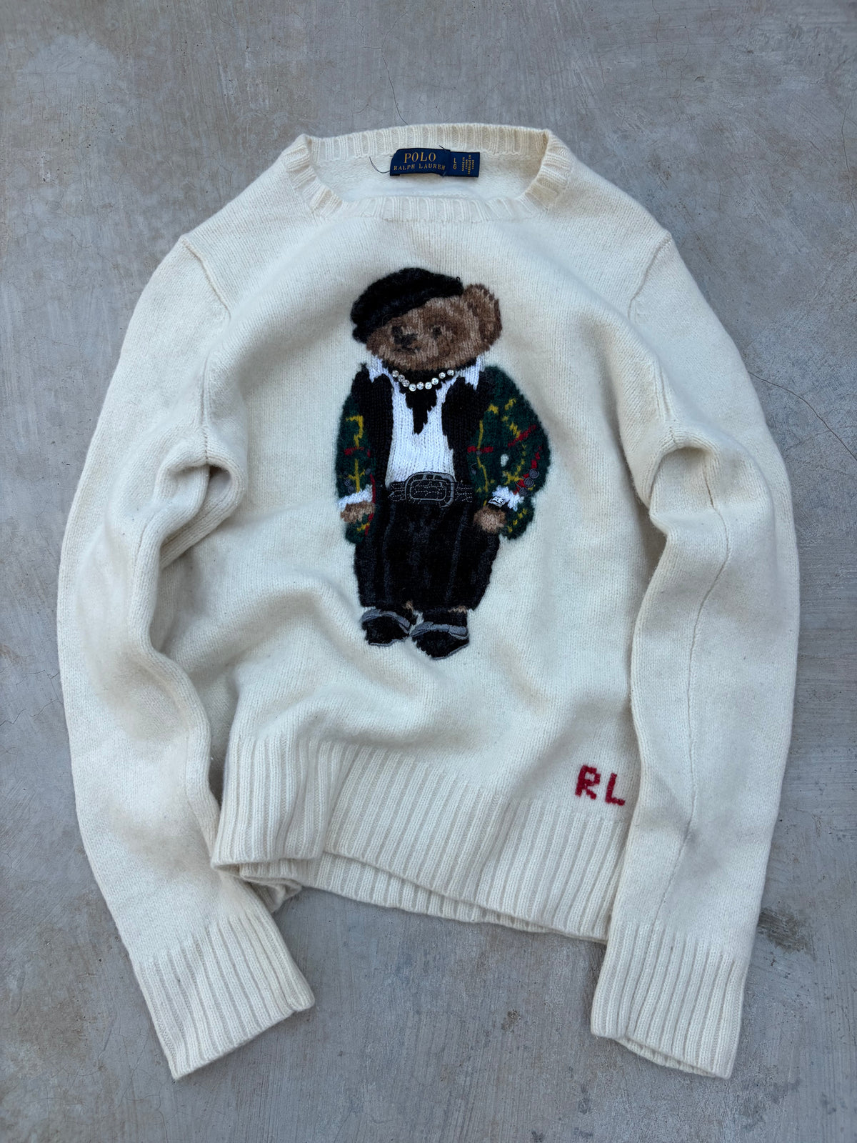 Vintage Polo Ralph Lauren Polo Bear Sweater XS/S