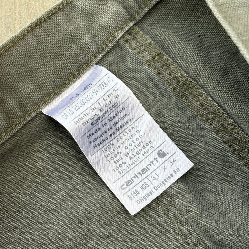 Vintage 00s Carhartt Double Knee Pant B136 Mos 32
