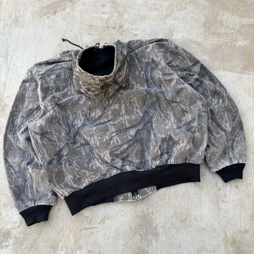 Rare Vintage Sunfaded 90s Carhartt Realtree Active Jacket XL