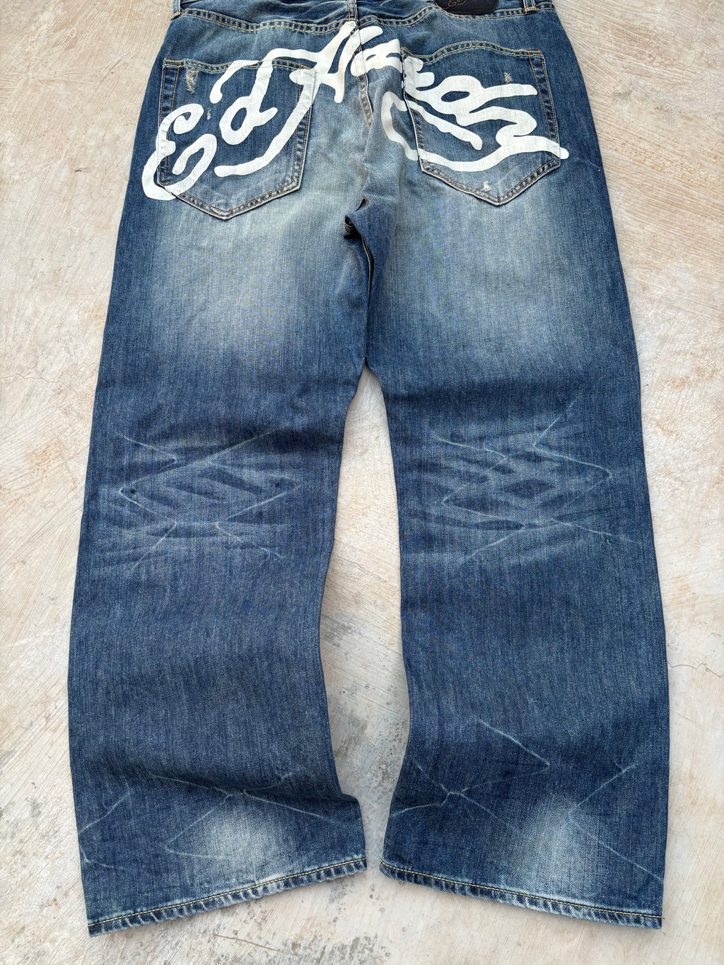 Vintage 00s Edhardy Y2k Spellout Pant 36