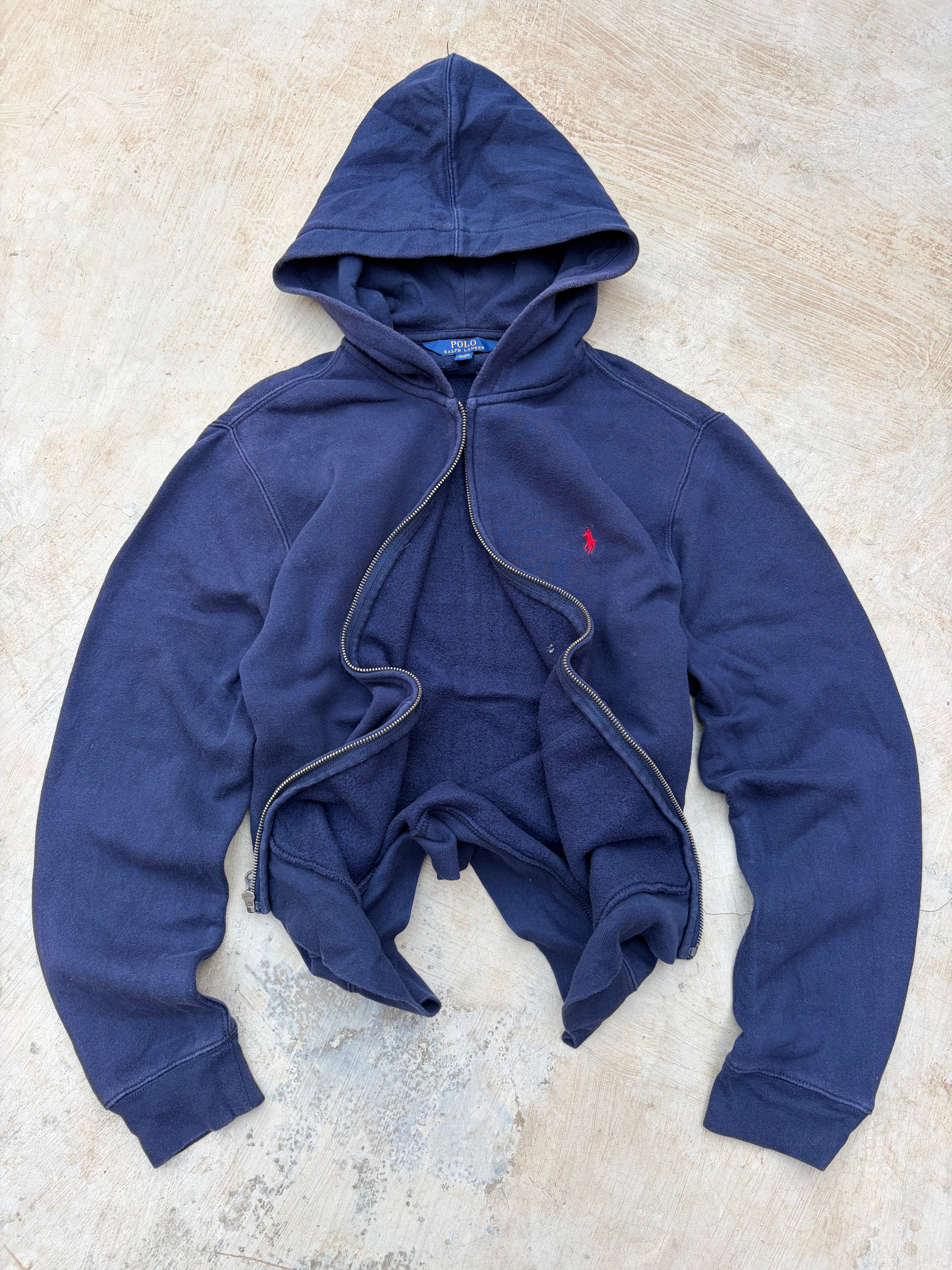 Vintage 90s Polo Ralph Lauren Zip Hoodie M
