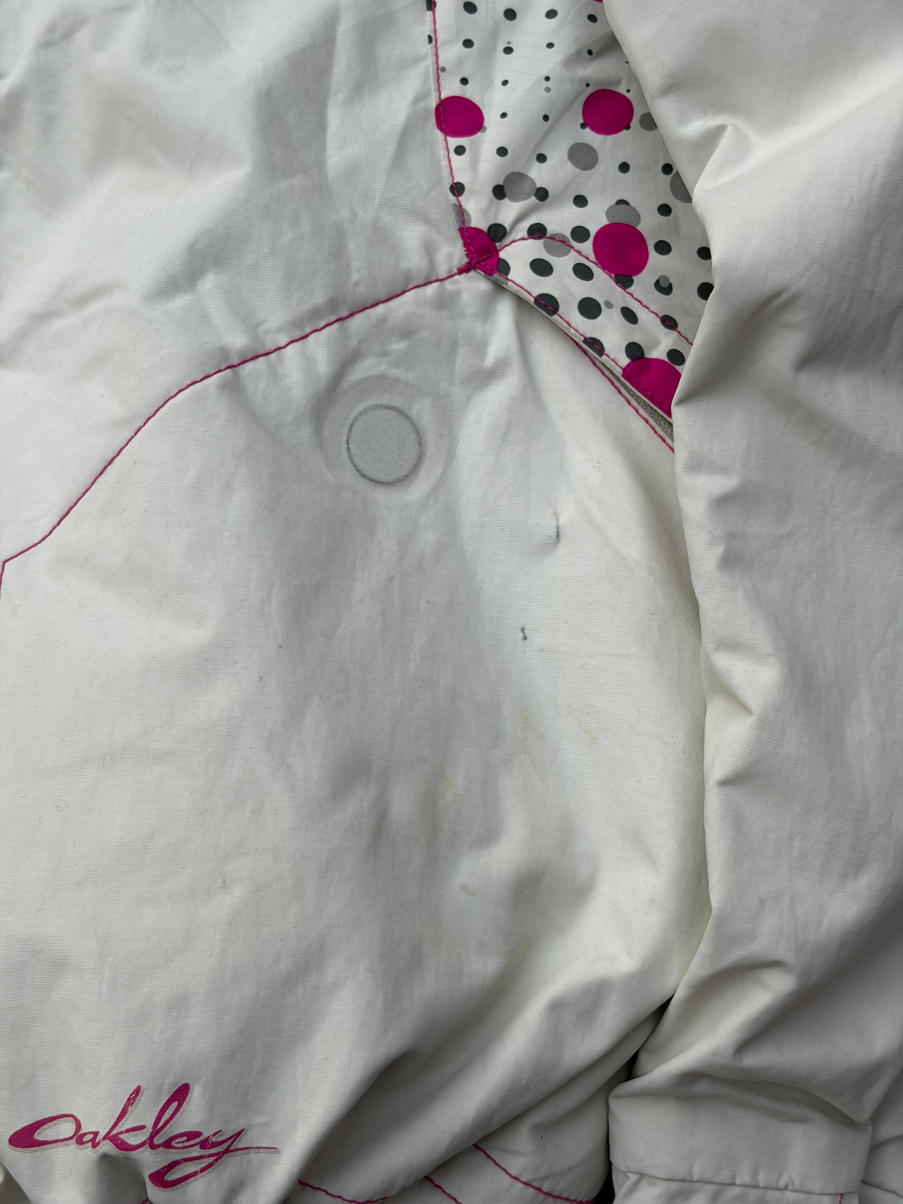 Vintage 00s Oakley Road Fuel Snow Insulated Jacket Polka Dot Panel M