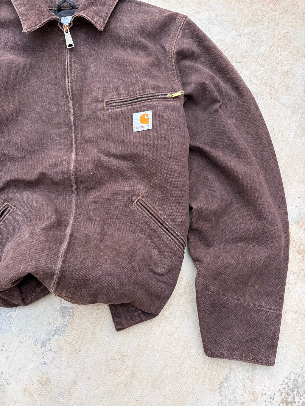 Vintage Carhartt Detroit Jacket EJ196 DKB S