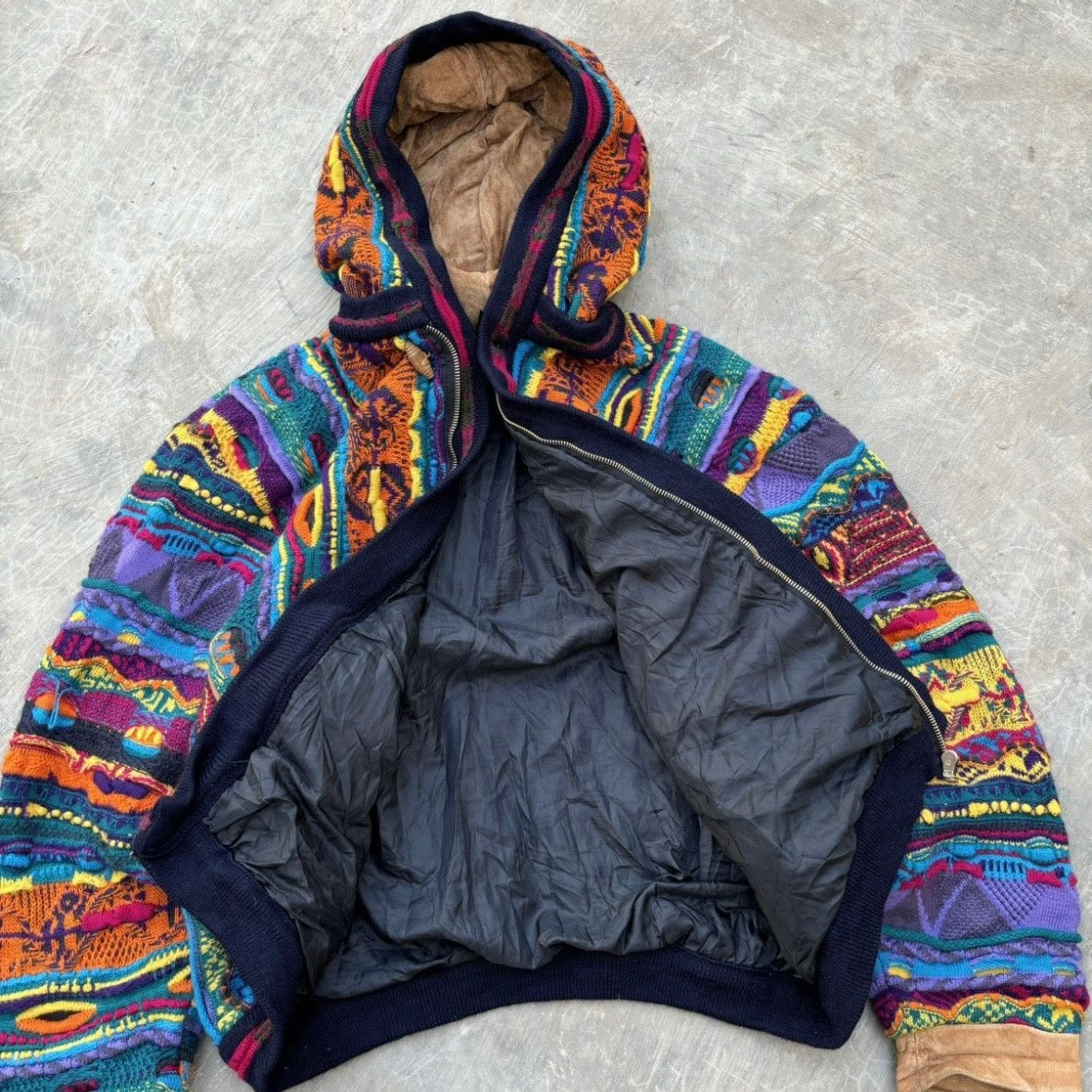 Vintage 90s Coogi Knitwear Hooded M/L