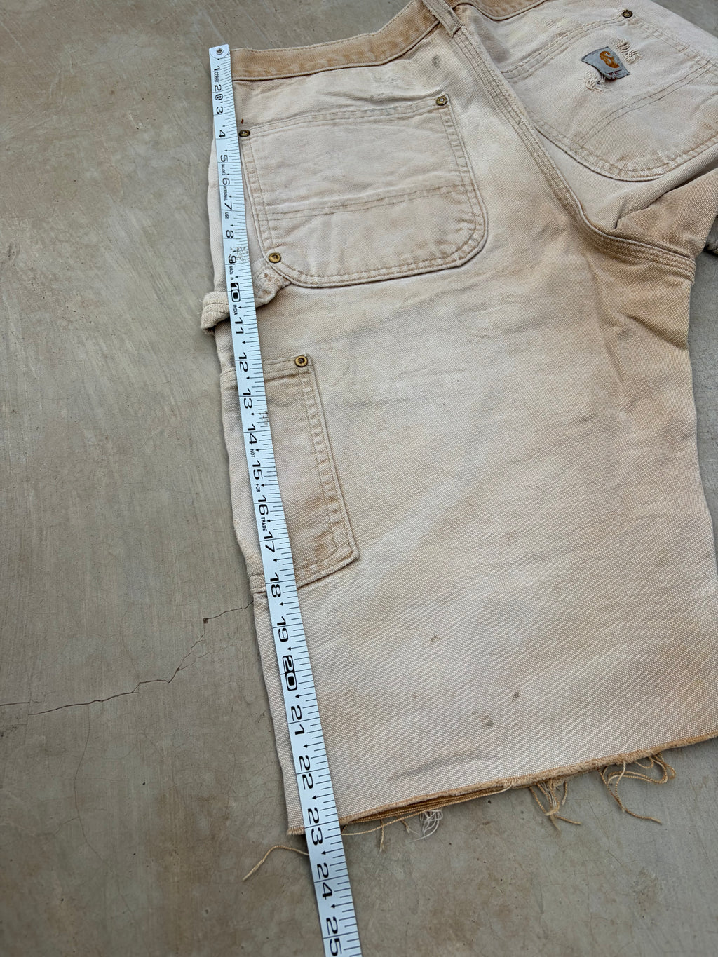 Vintage Thrashed & Faded Carhartt Double Knee Shorts 31