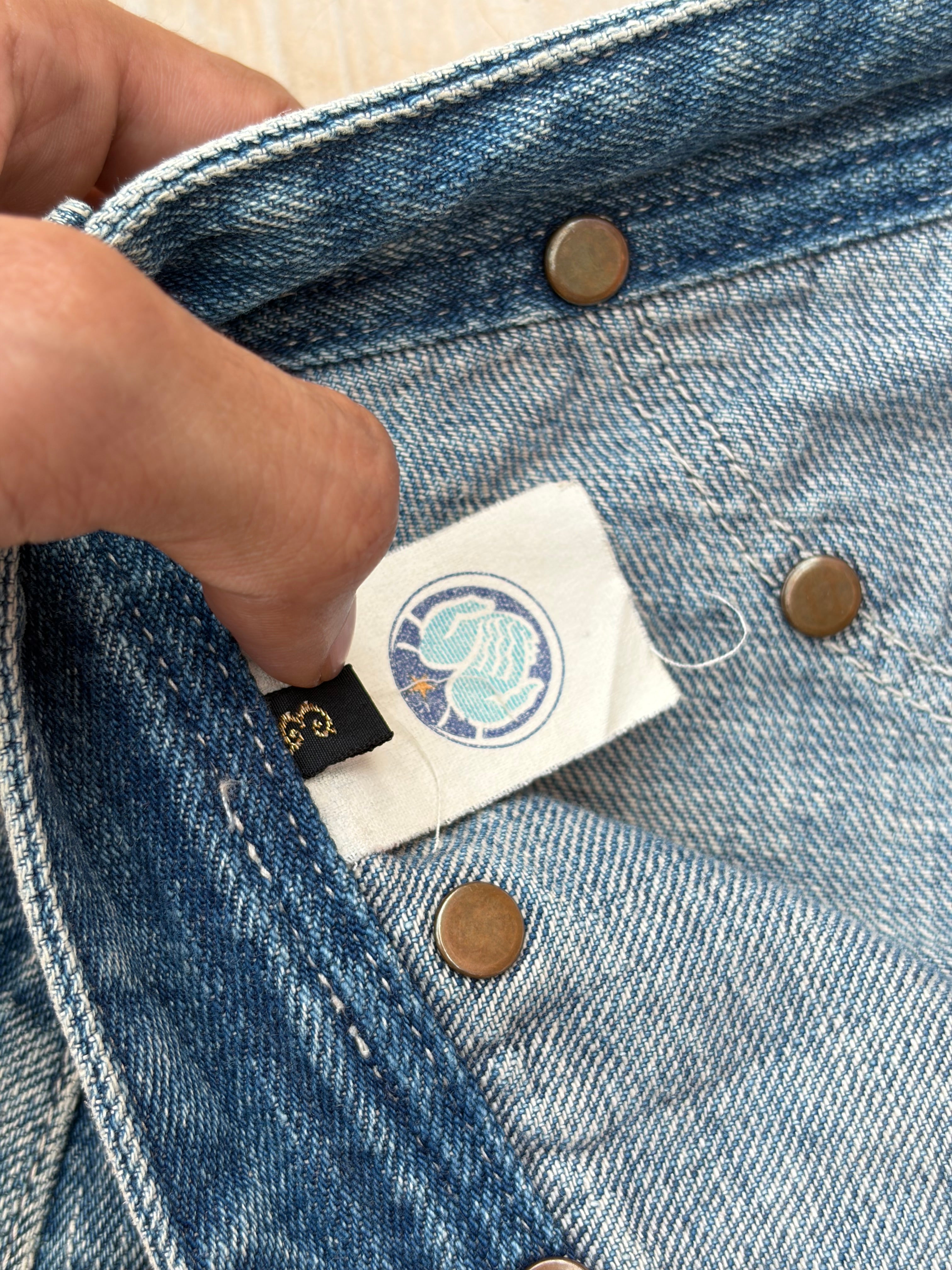 Archive 00s Kapital Kiro Hirata Patchwork Boro Flared Denim Jeans 32